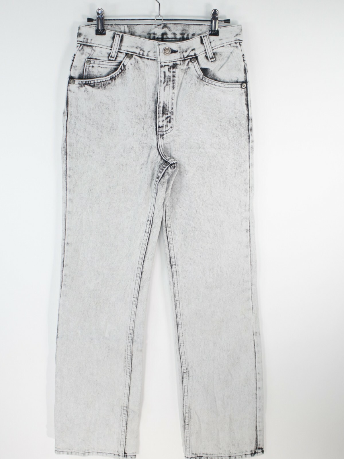 VTG Great Plains Womens Regular Straight Casual Gray Denim Jeans Size 14 28X31