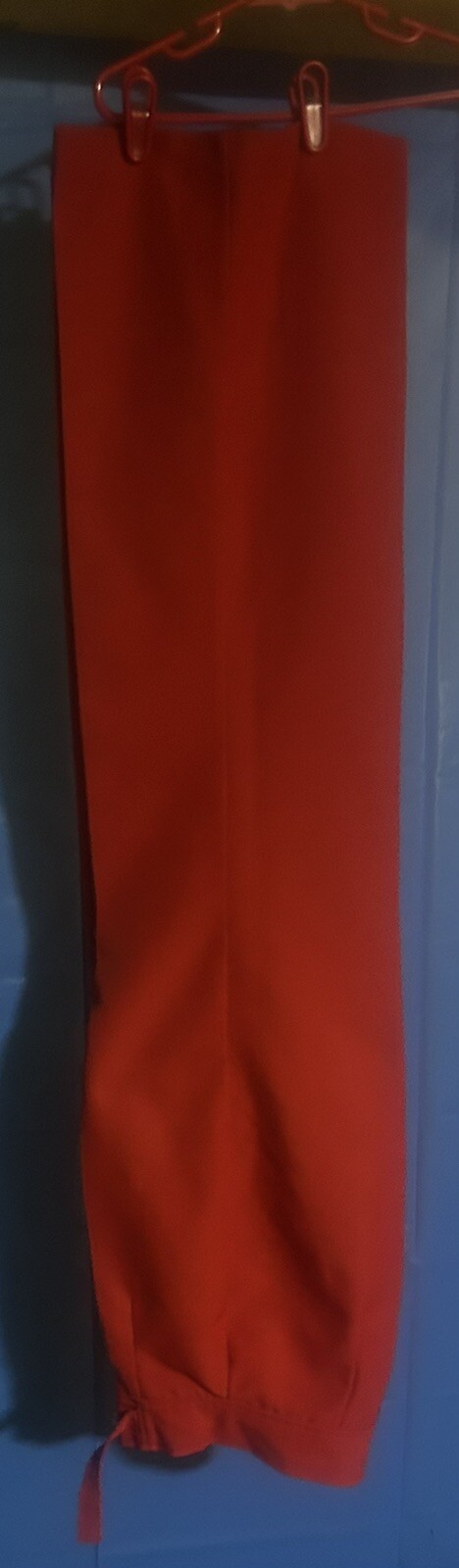 Vintage 60’s-70s K Mart Sharp Red Women’s Pleated 100% Polyester Bell Bottoms!