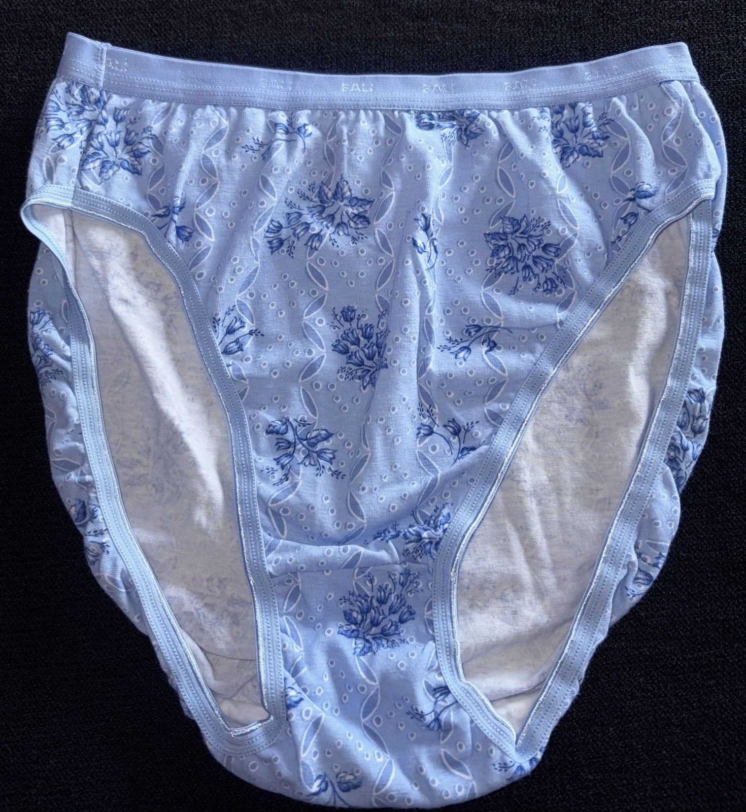 Bali 6 Hi-Cut French Leg Panty Underwear Hipster Cotton Floral Brief Underwear