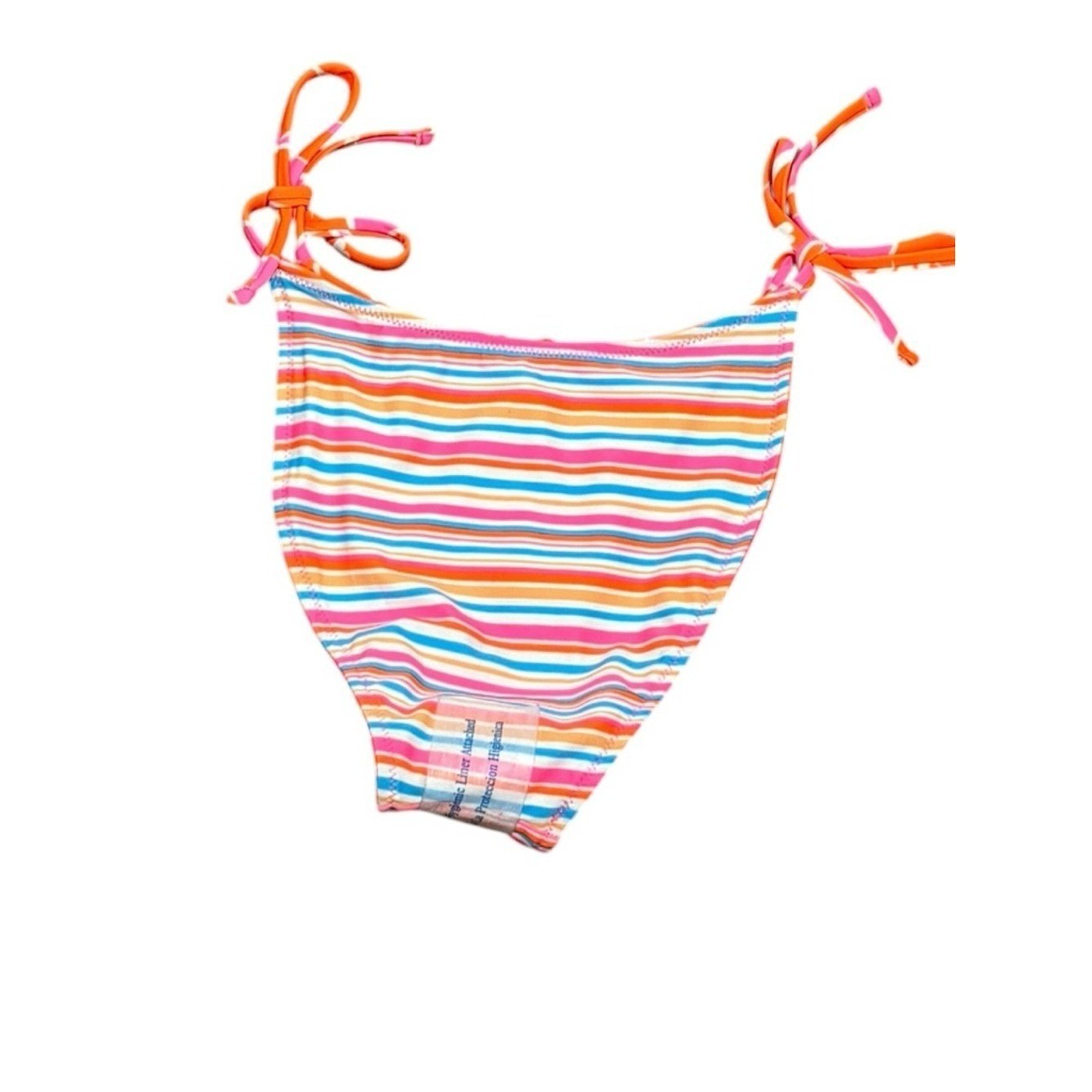 wild fable Orange & Pink Floral Side Tie Swim Bottoms, Size XS, NWOT