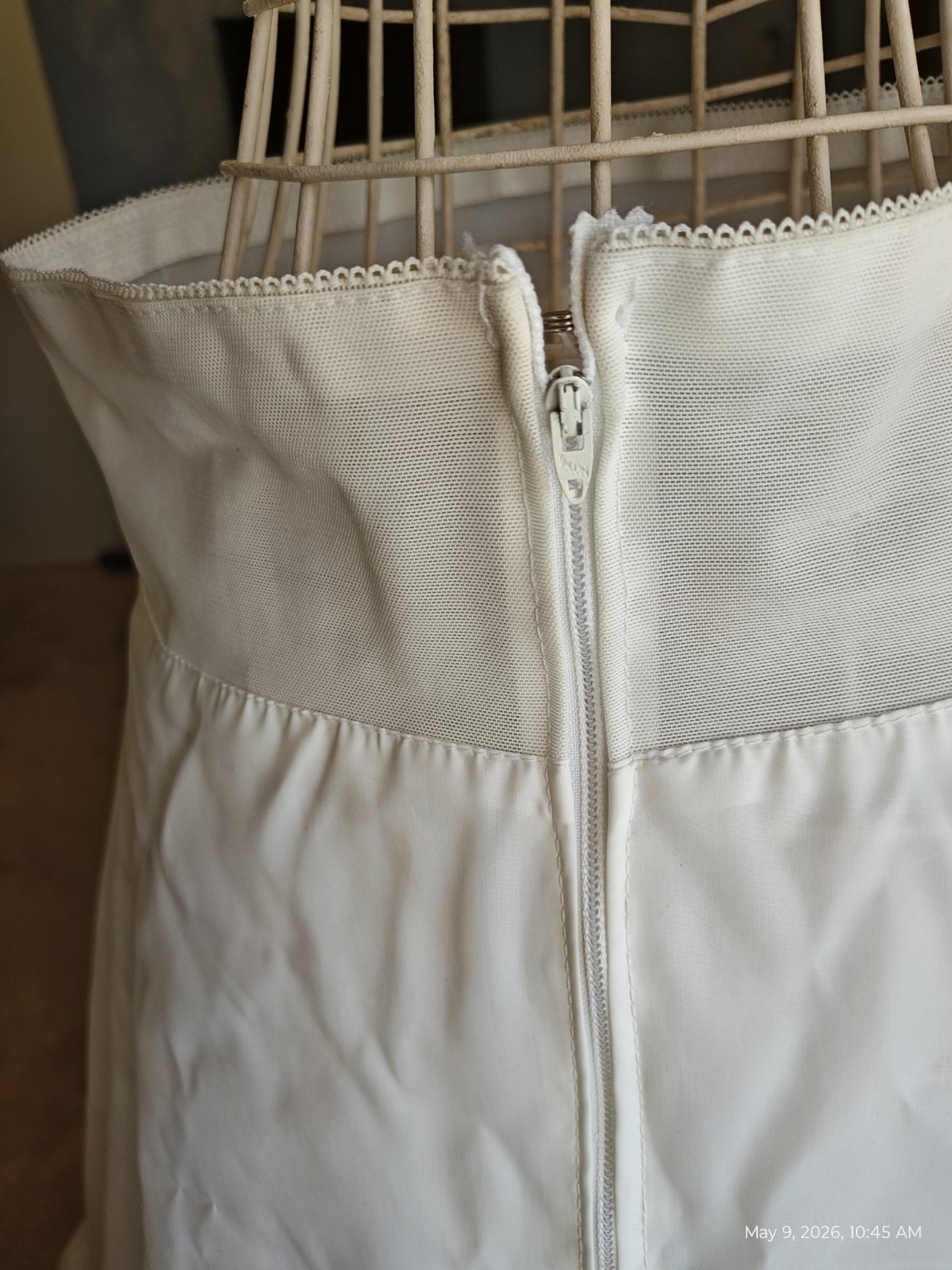 Bridal Petticoat – Love II – 70s 80s Full Length Tulle Tiered 42″ Crinoline-Sz 9