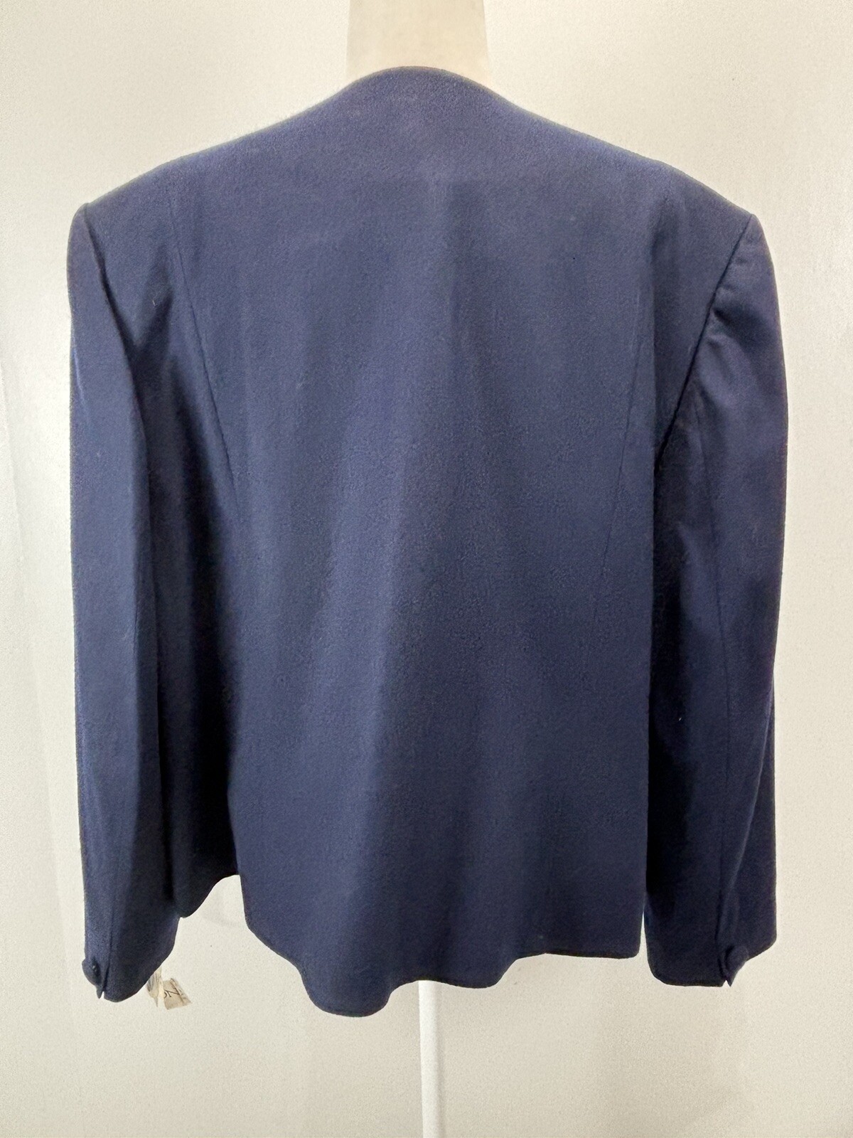 NEW! Vtg Pendleton Blazer Jacket Sz 24W Plus Women’s Navy Full Button Career Woo