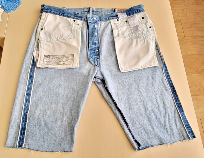 Levi’s 501 Selvedge Redline Made in USA Cut Off Shorts SZ 38X24’5