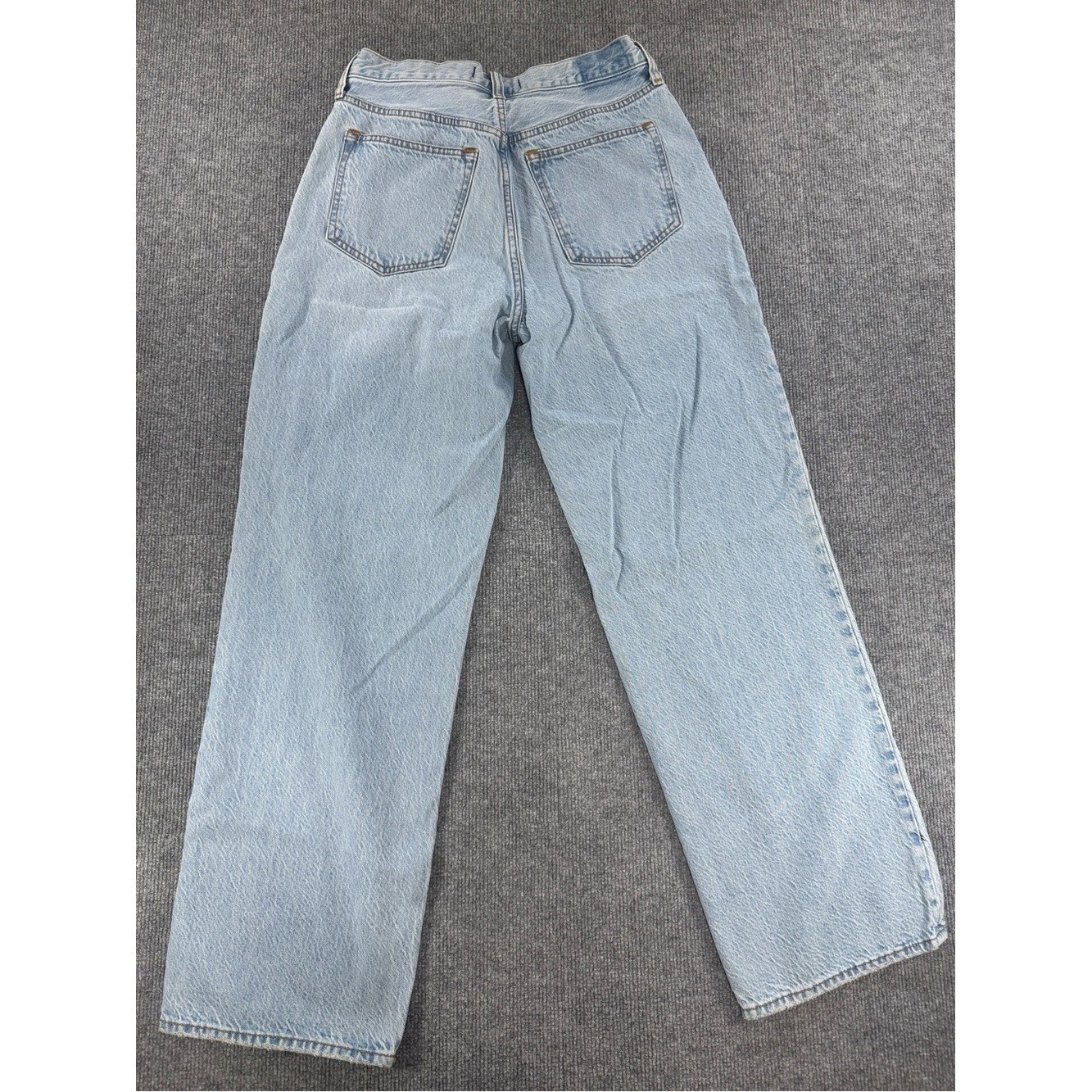 ABERCROMBIE & FITCH Loose High Rise Jeans 8 29 Slouchy 90s Grunge Skater Minimal