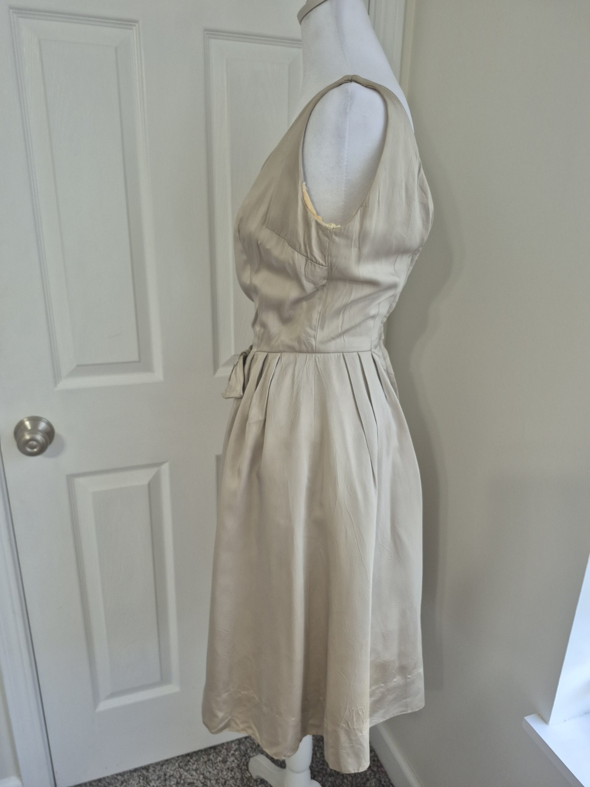 Authentic Vintage 1950s Lord & Taylor Silk Blend Cocktail Dress