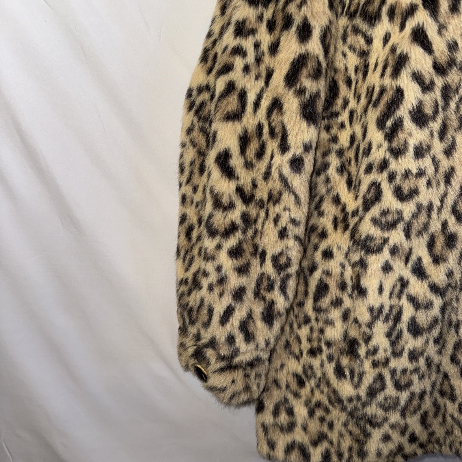 Vintage Donenfeld’s Dayton Leopard Faux Fur Coat By Russel Taylor