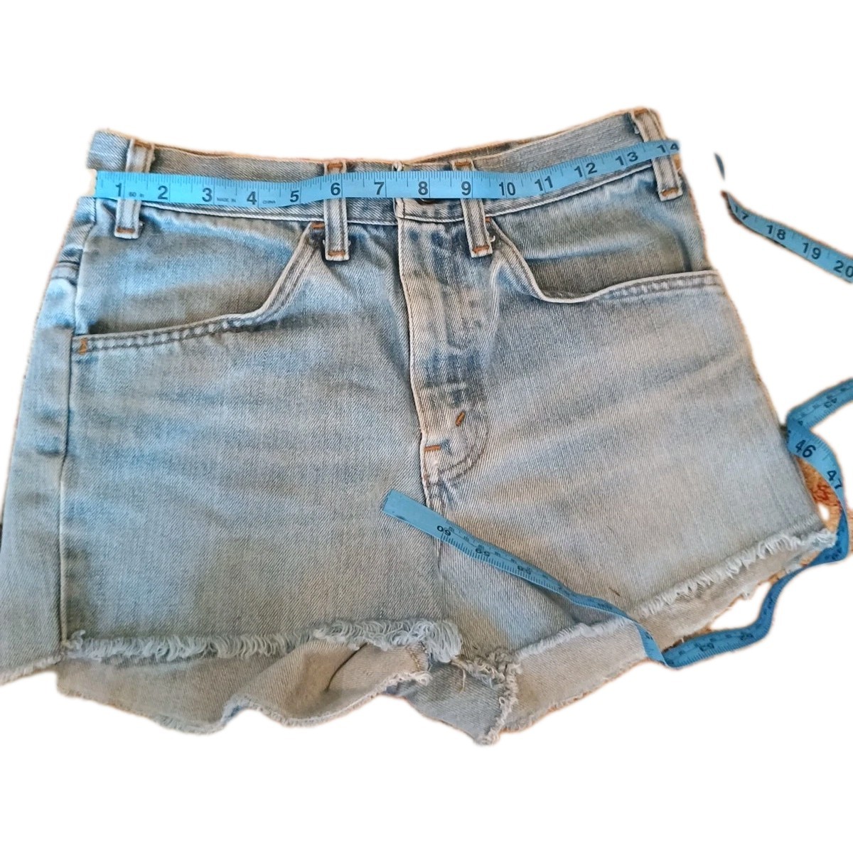 Vintage1980s Levis Cut Offs Sz28 Worn,Frayed,Short Shorts. Plus Free Cutoffs.