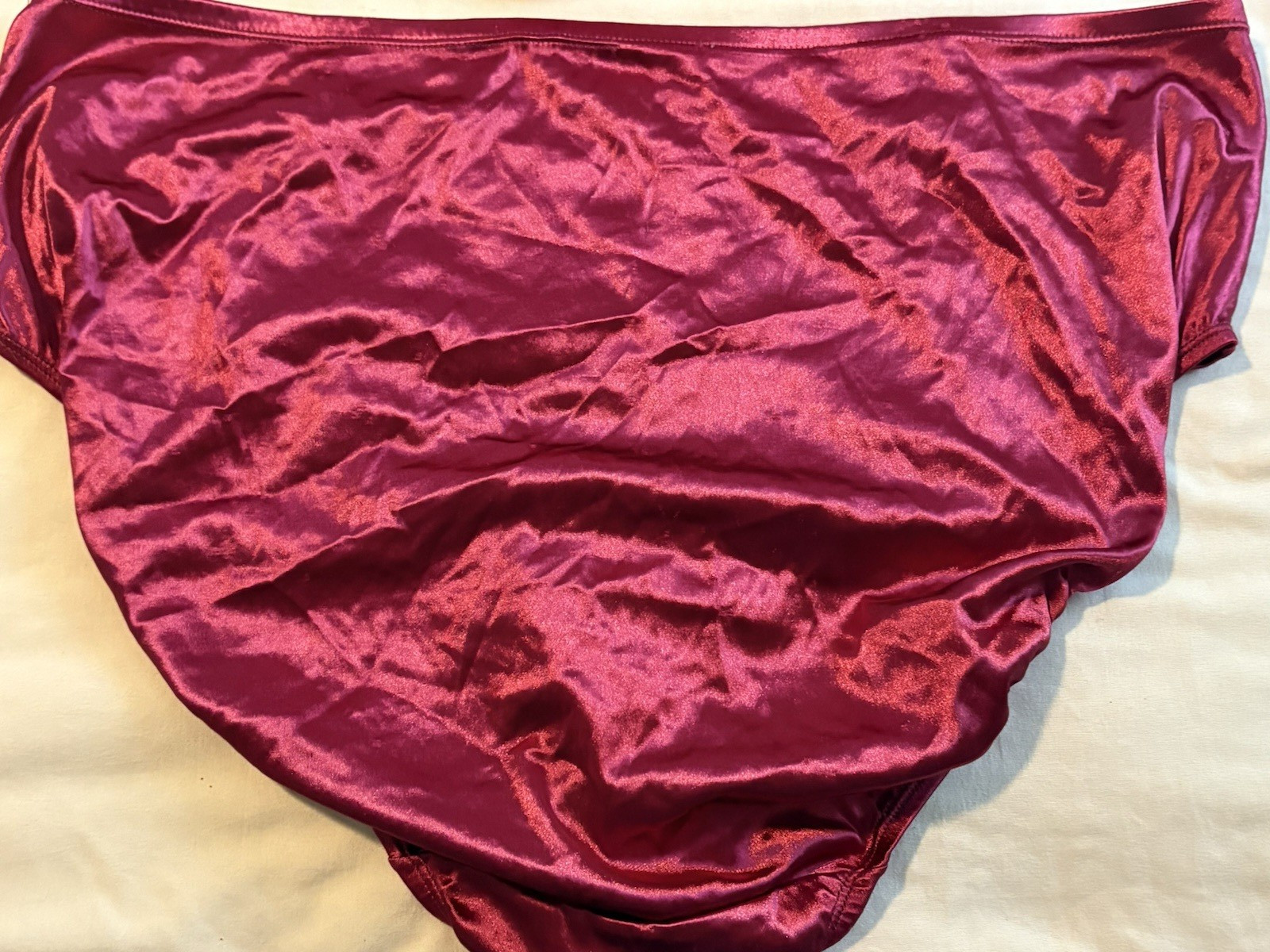 Lot of 4 Vtg Nylon Brief Panties Just My Size 13 3XL High Waist Granny 2nd Skin