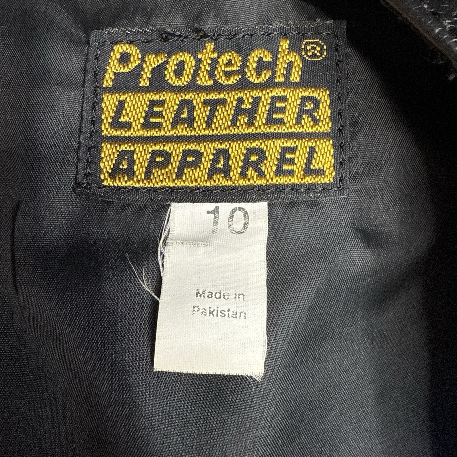 Vintage 90’s Ladies Leather Western style Vest Size 10 Protech Leather Apparel
