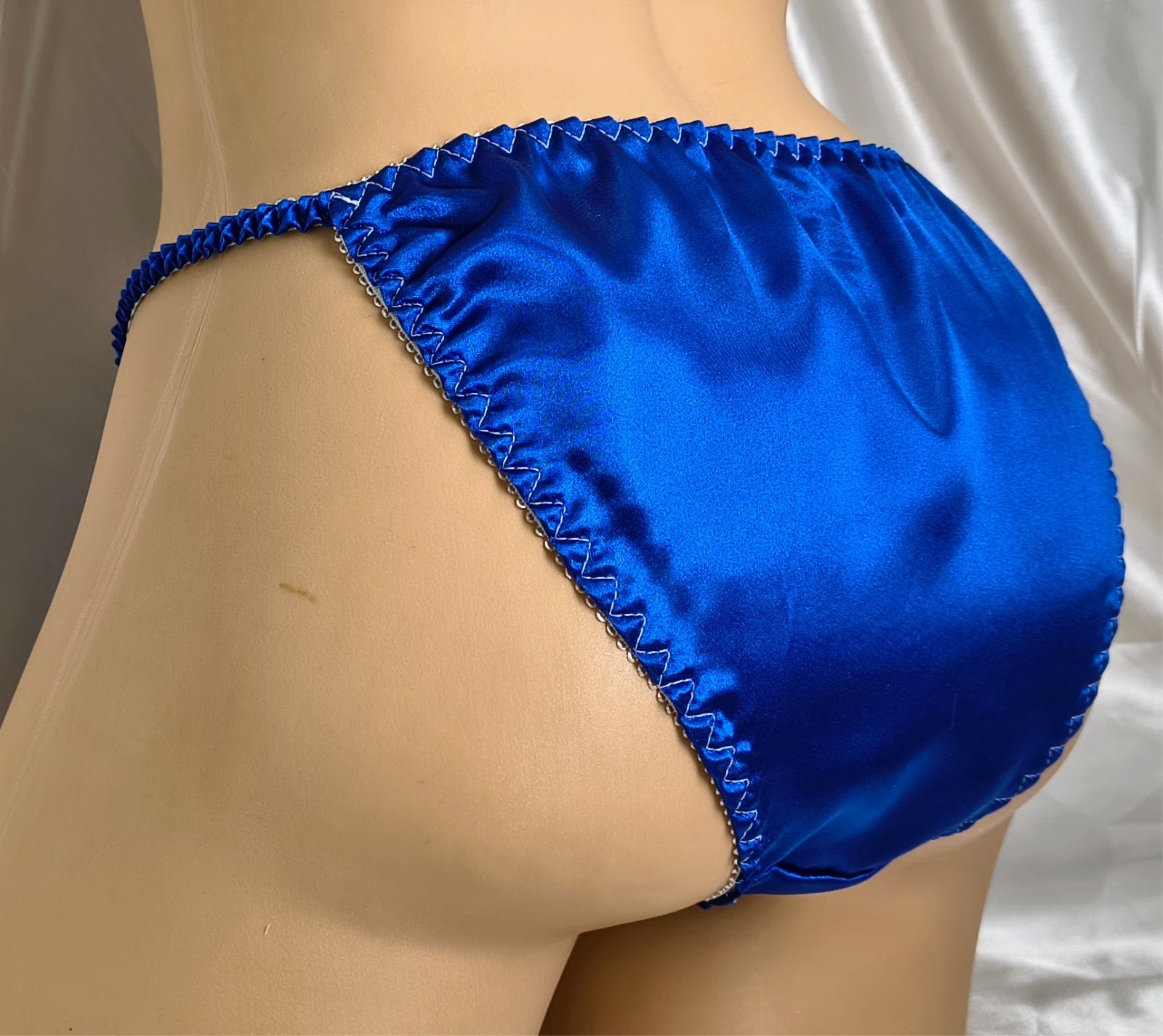 Sapphire Tide Satin String Bikini panties *Limited Edition*