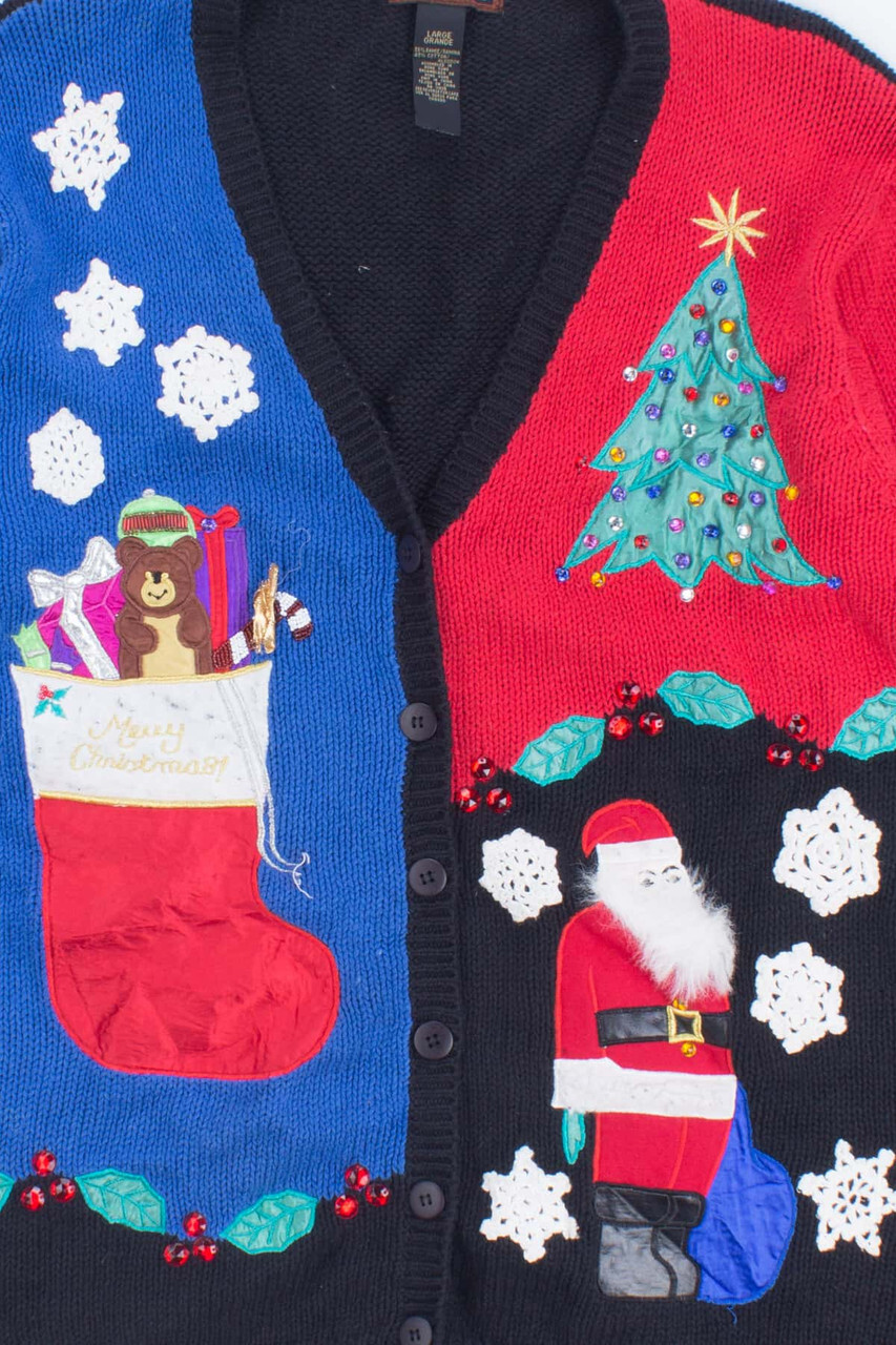 Multicolor Ugly Christmas Cardigan 53646