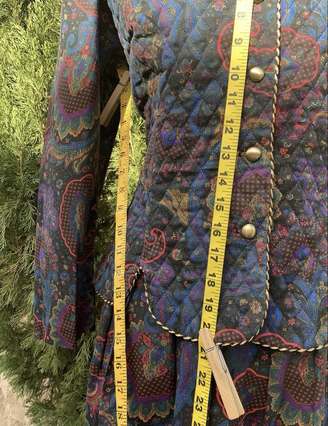 Skirt Set Vintage Jeffery and Dana 2-Piece Multi-Color Set Size:Large/XL