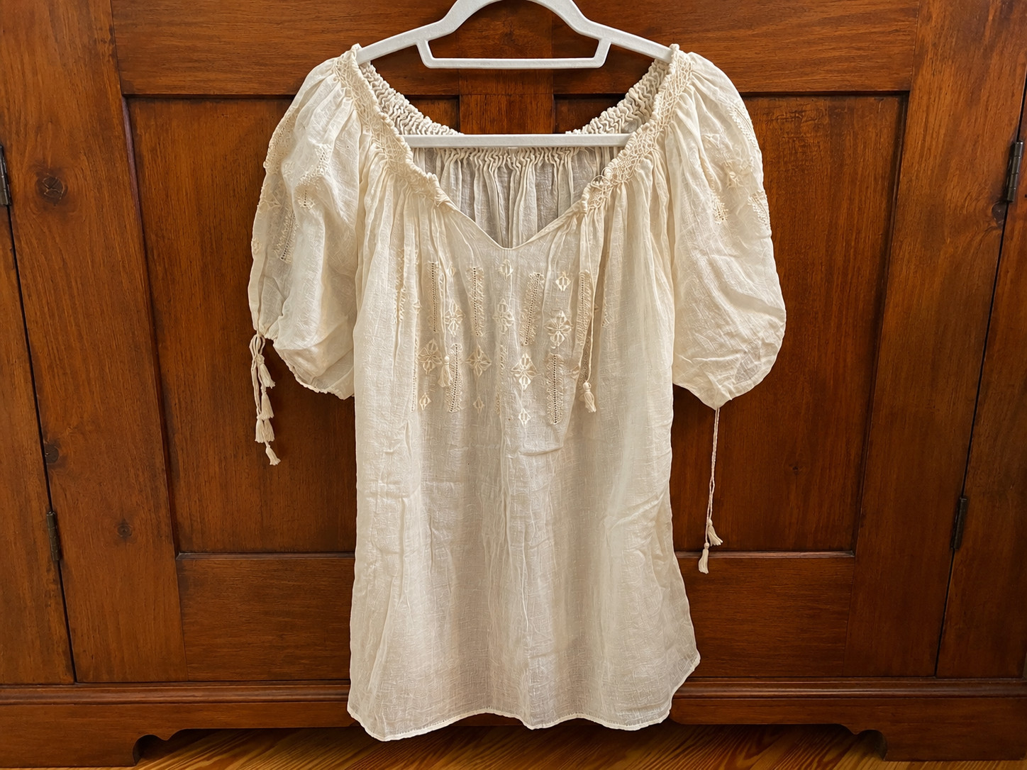 Antique Clothing Lot HANDMADE Peasant Blouses Baby Dress Apron Embroidered
