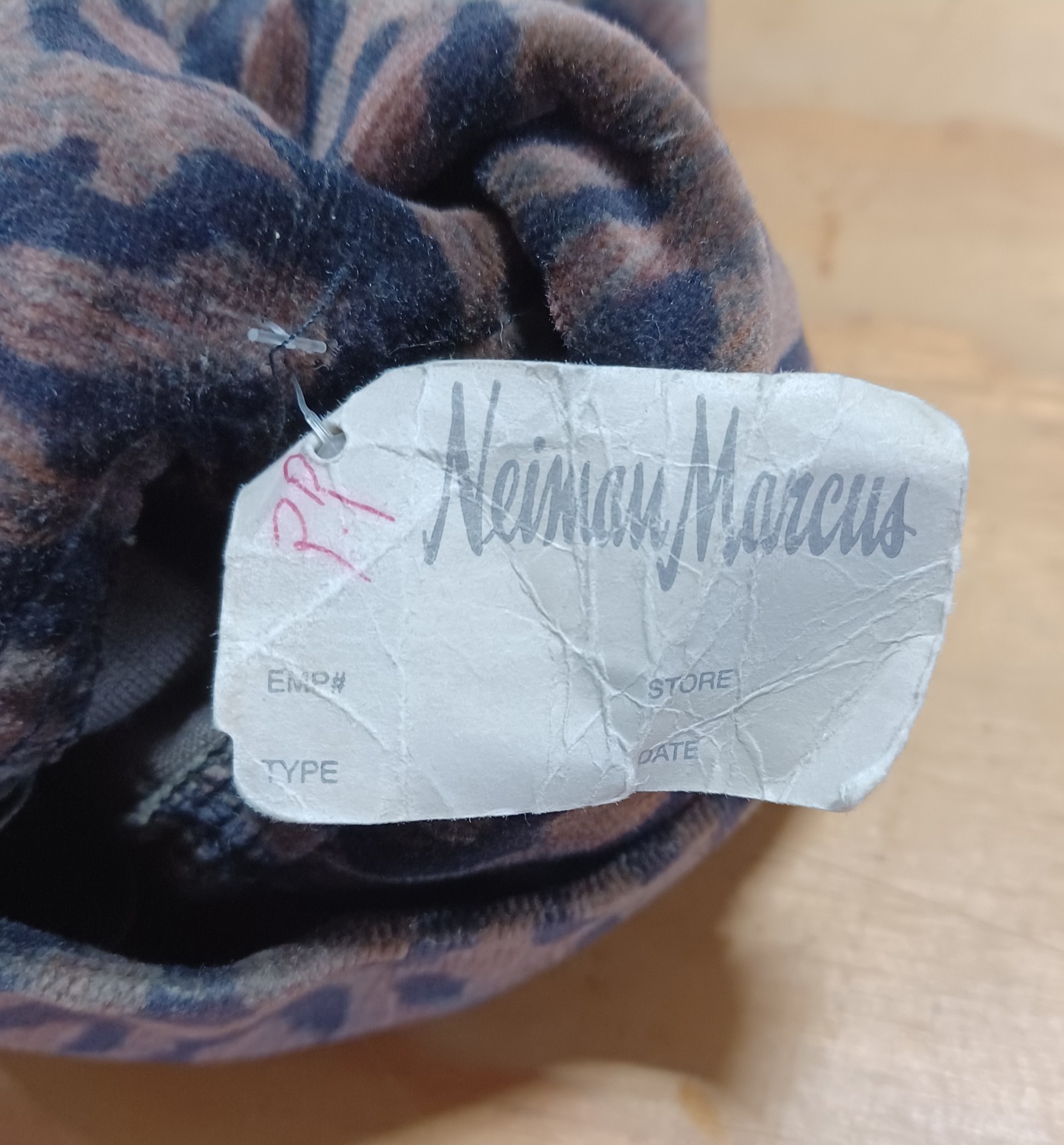 Vintage 1970s Neiman Marcus Diamond Tea Cheetah Print Housecoat/Robe w/Tags