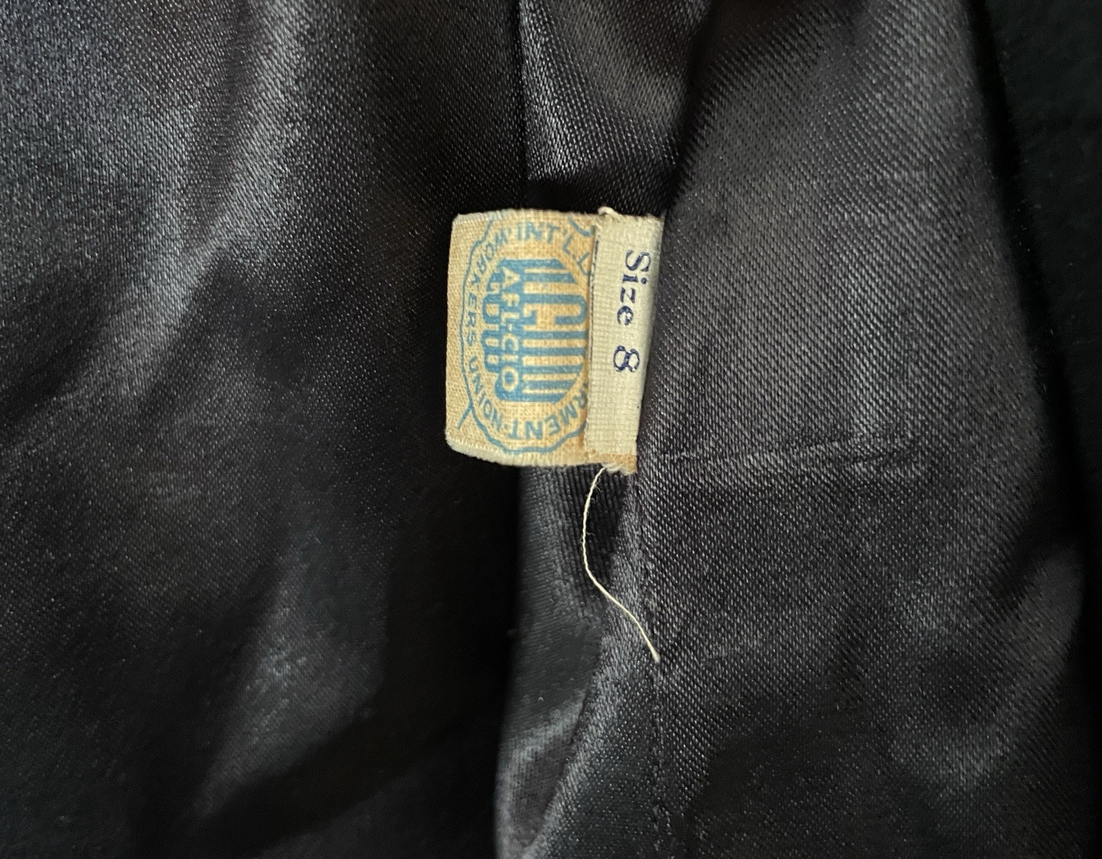 1960s Union Made Wrap Coat ILGWU Size 8