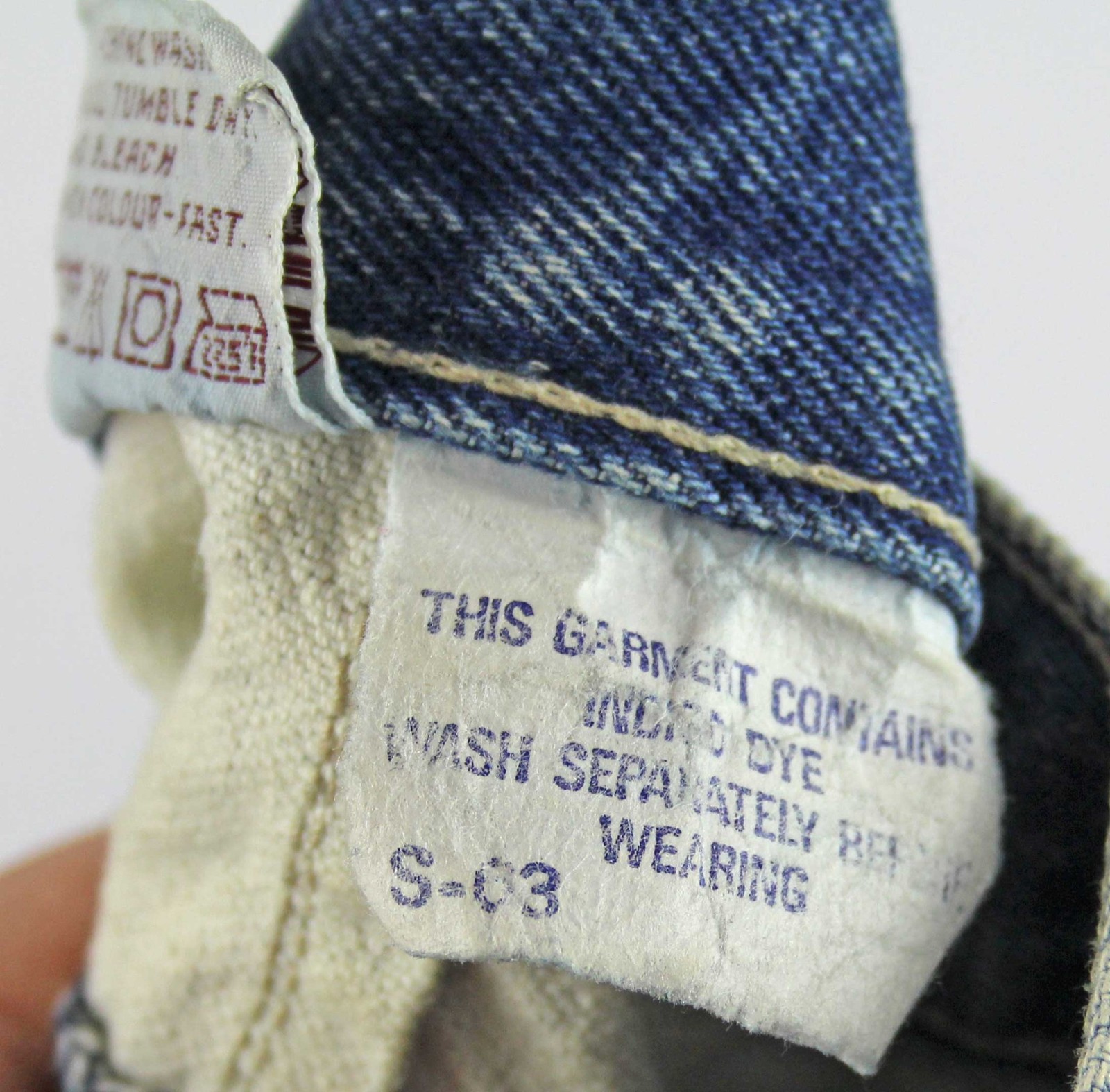 1980s Vintage SERGIO VALENTE Jeans Hi Waist Gray/Blue Colorblock Denim Women’s 6