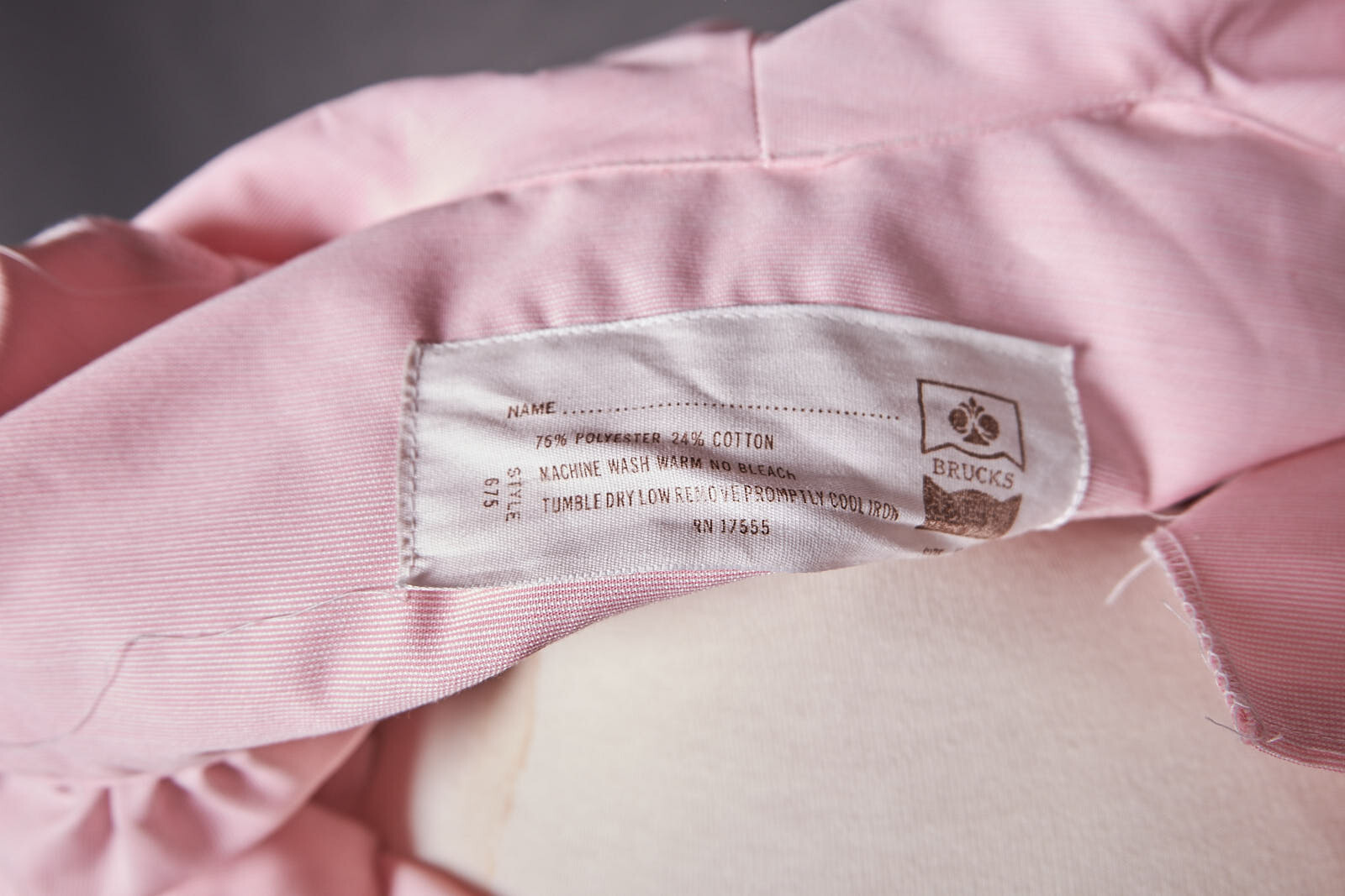 1970s Pink Candy Stripper Nurses Dress Uniform