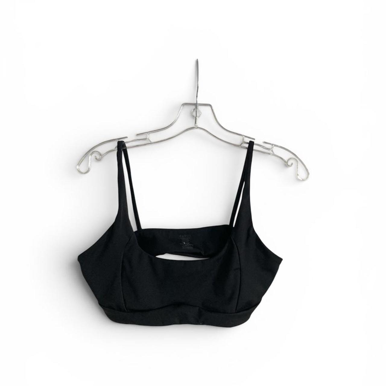 Pavoi black sports bra