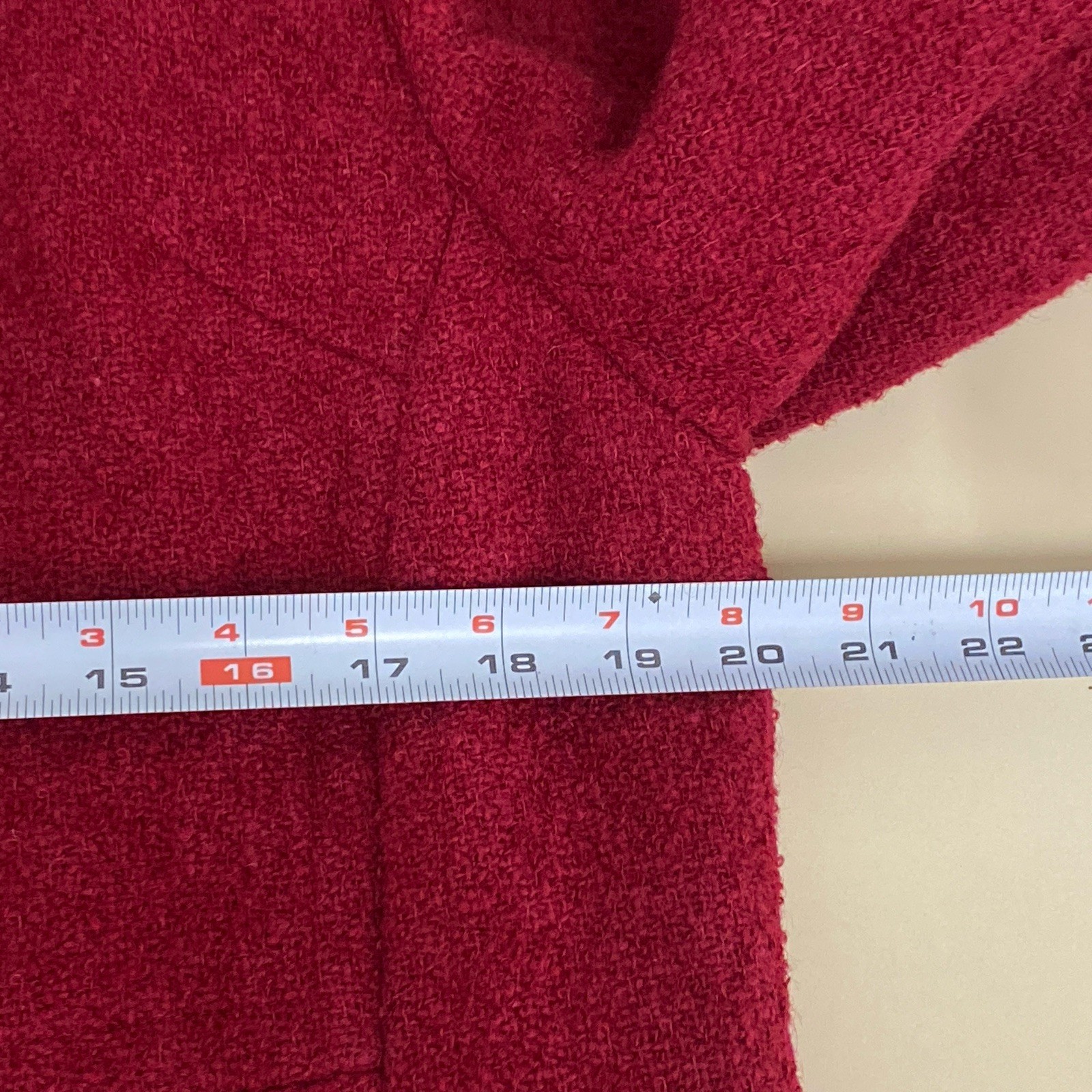 Vintage Union Made 60’s Coat Womens S/M Pink Boucle 3/4 Sleeve Classic Timeless