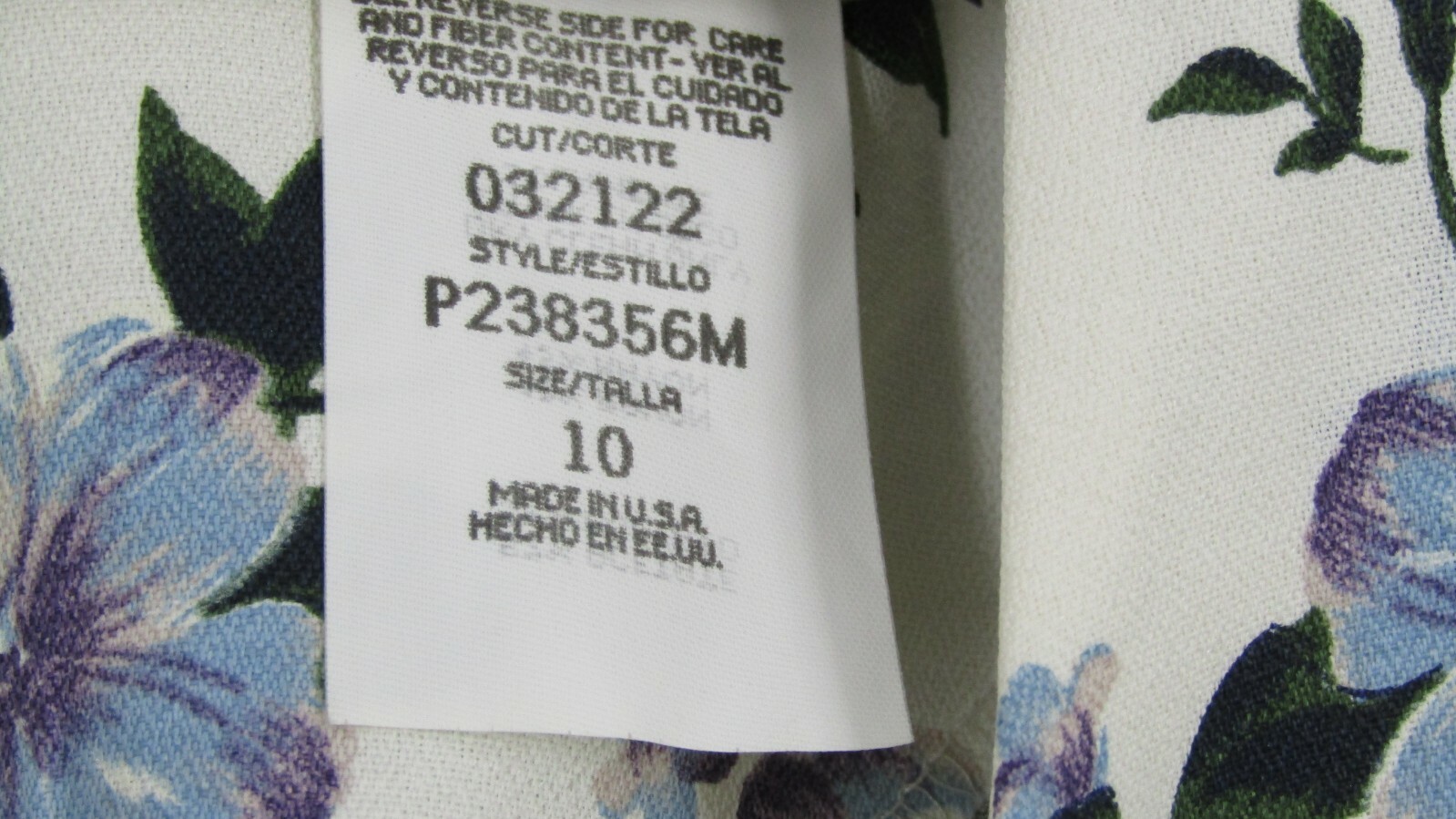 VTG Molly Malloy Dress Multicolored Flowers Size 10 cottagecore fairy prairie