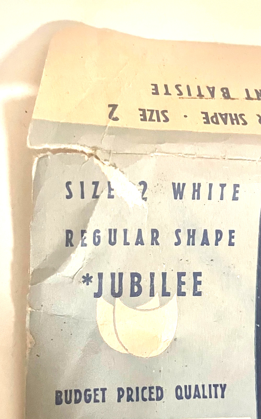 Vintage Kleinert’s Dress Shields Size 2 White Reg Shape Jubilee Soft Lingerie