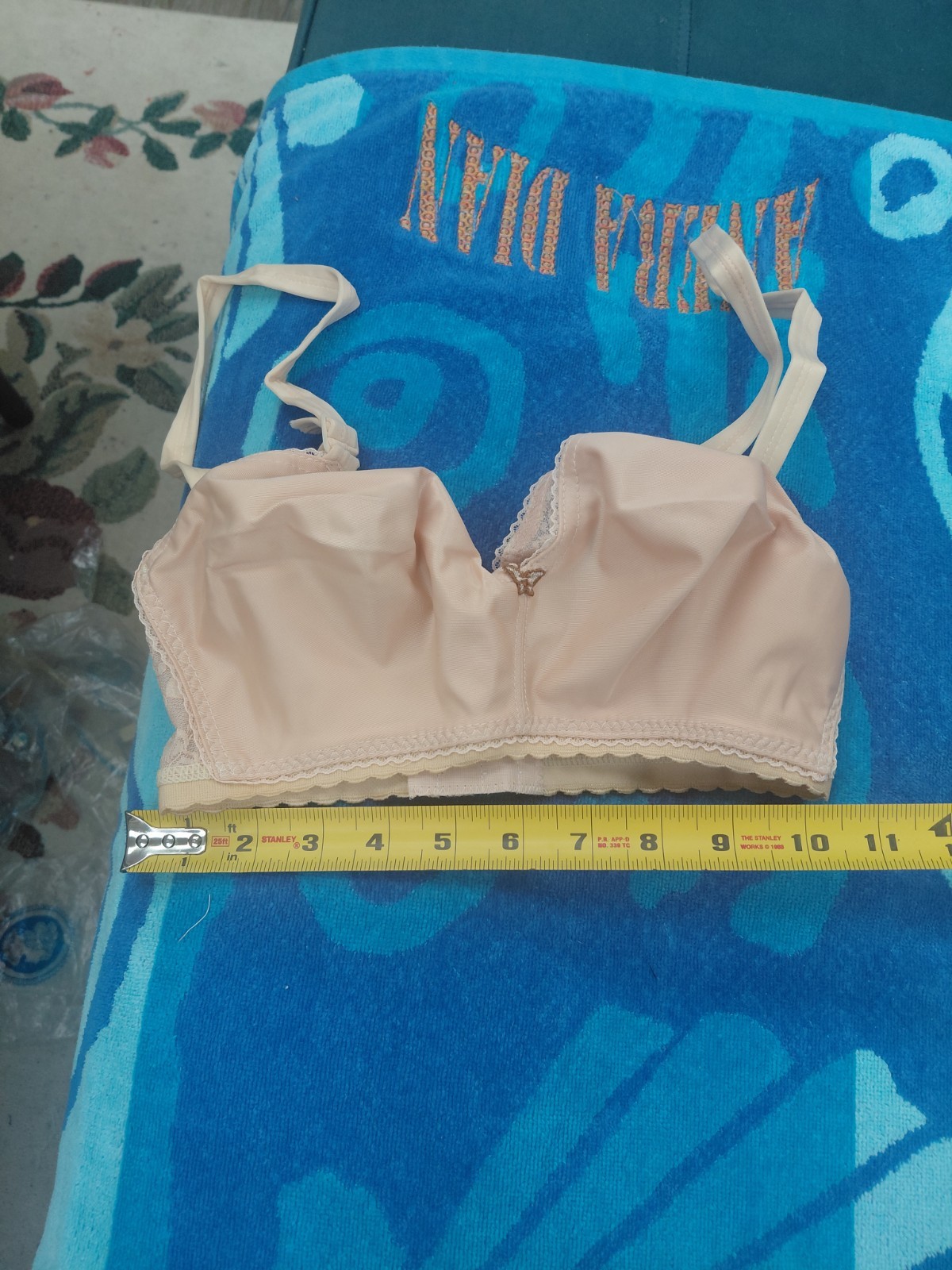 Vintage Lady Cameo Lingerie Bra Size 26EE