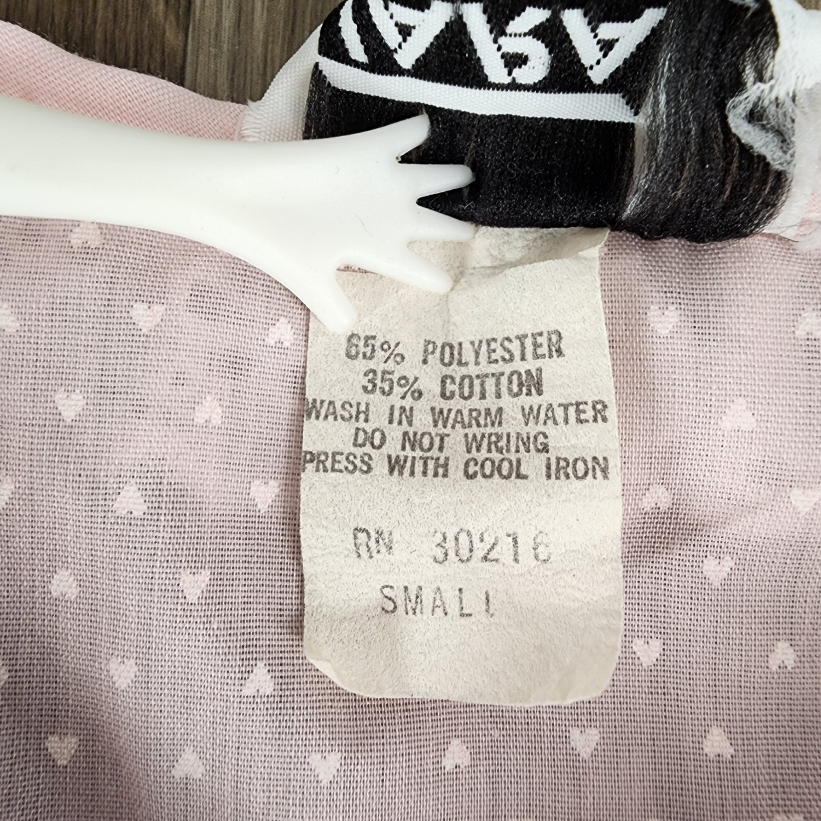 Vintage Tara New York Pink Heart Print Nightgown and Robe Set Small Housecoat