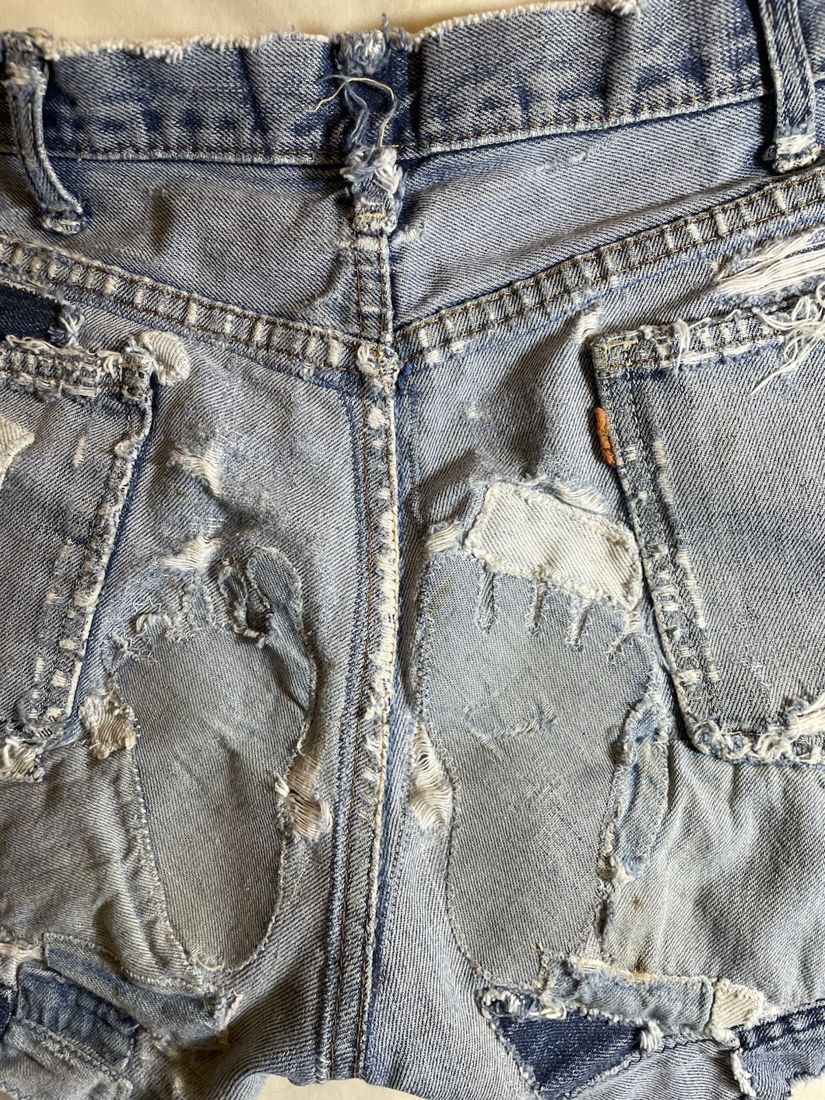 1972 Levi Strauss Denim Cutoffs Shorts 30” Waist Original