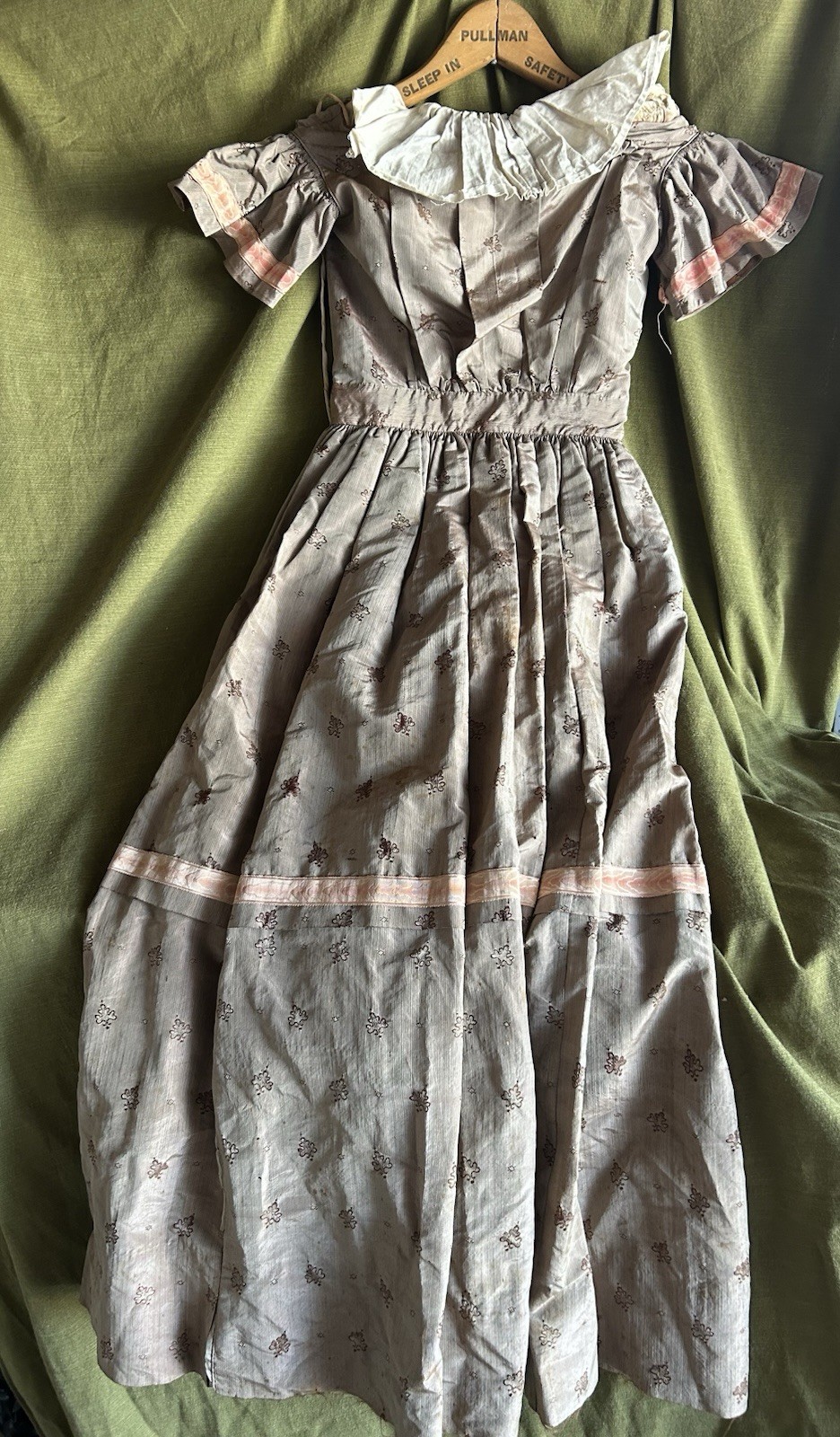 Antique 1860’s Dress Helen Jo Payne Collection Civil War Era