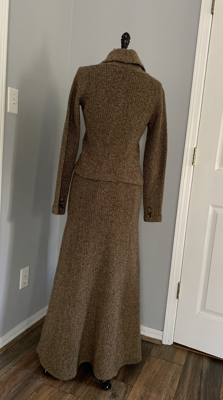 Vintage 90s Ralph Lauren Victorian Country Walking Suit Equestrian Edwardian 2Pc