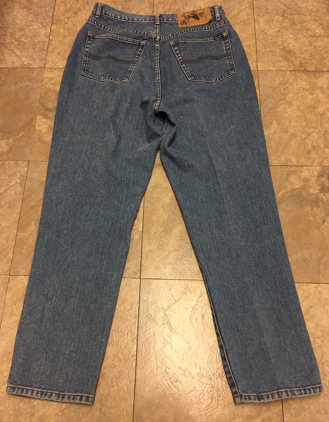 Vintage Faconnable Jeans High Waisted Mom Jeans Tapered Leg Size 14 33 in Waist