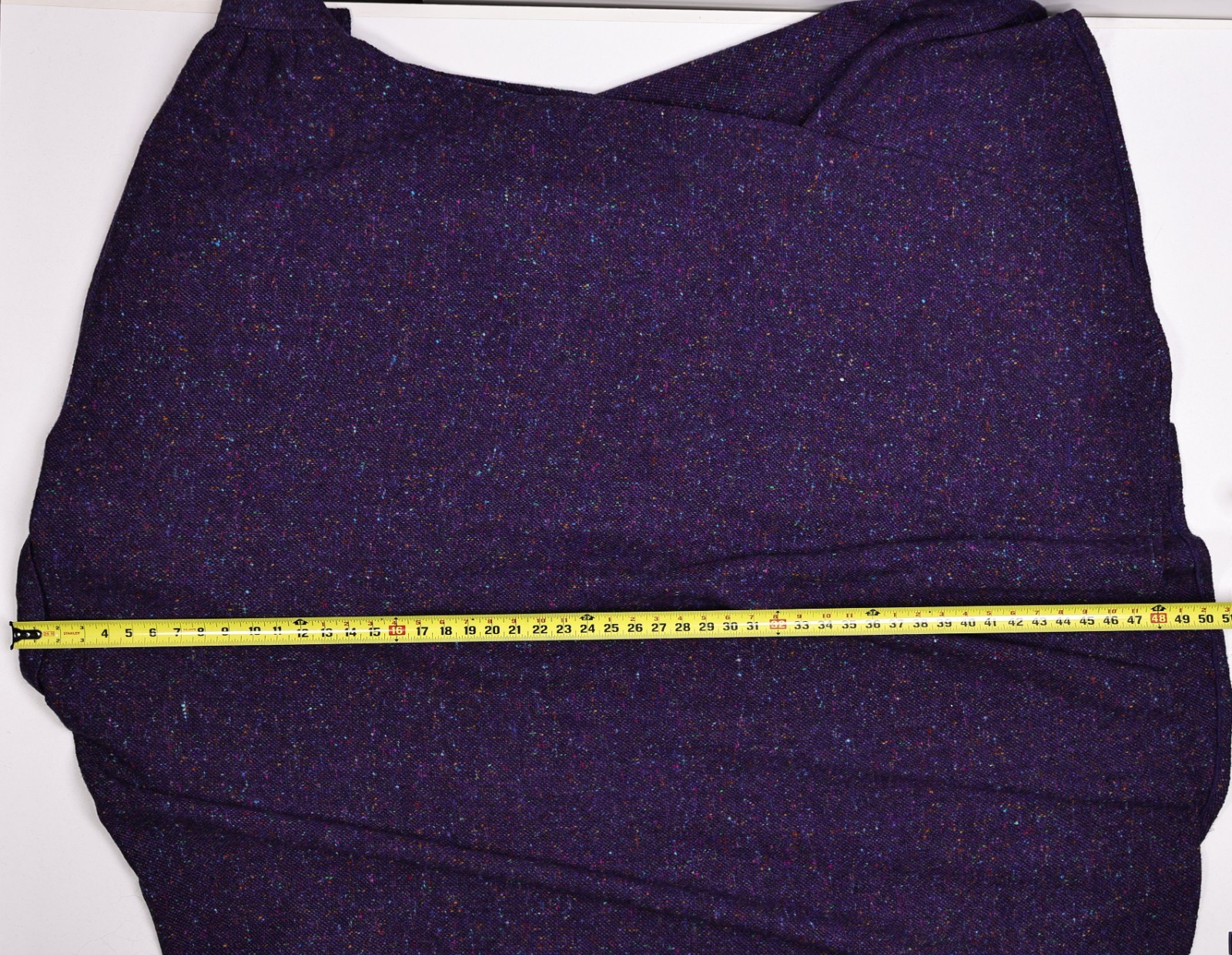 Jimmy Hourihan Donegal Tweed Ireland Purple Color Fleck Cape Small