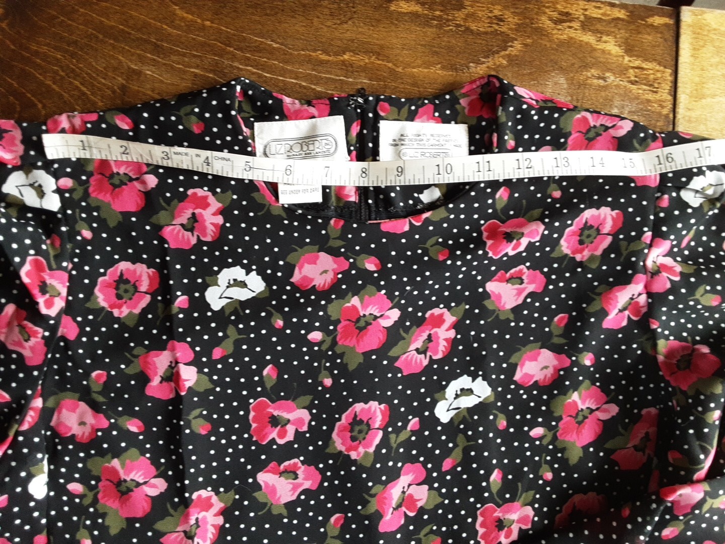 VTG Liz Roberts By Mary Ann Lamonte Floral Dress Ruffles Cottagecore L/XL