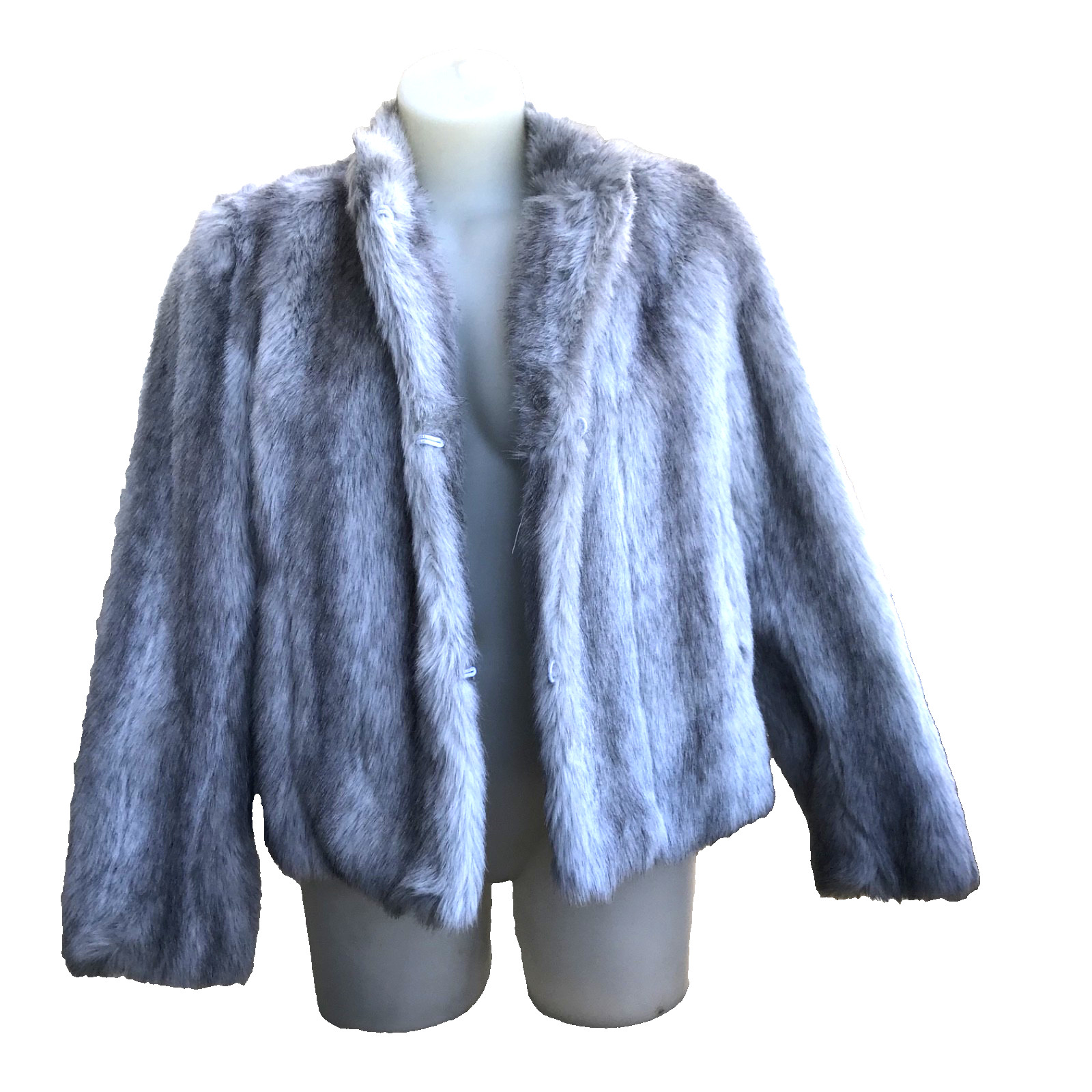 Vintage Women’s Simulated Fur Coat Jacket by Tyber Global Furs Melbourne Size 16