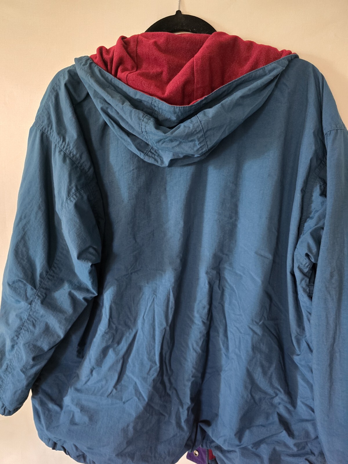 Vintage Columbia Sportswear Jacket Teal Burgundy Medium Unisex