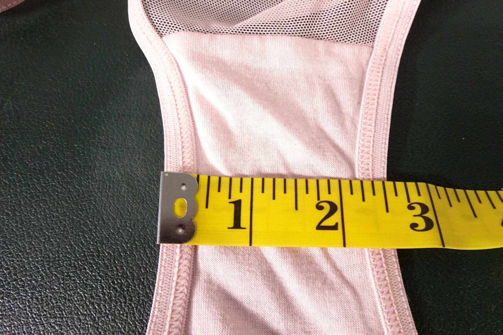 Vintage „Smart & Sexy” Dusty Rose Embroidered Nylon & Spandex Panties / Size 8