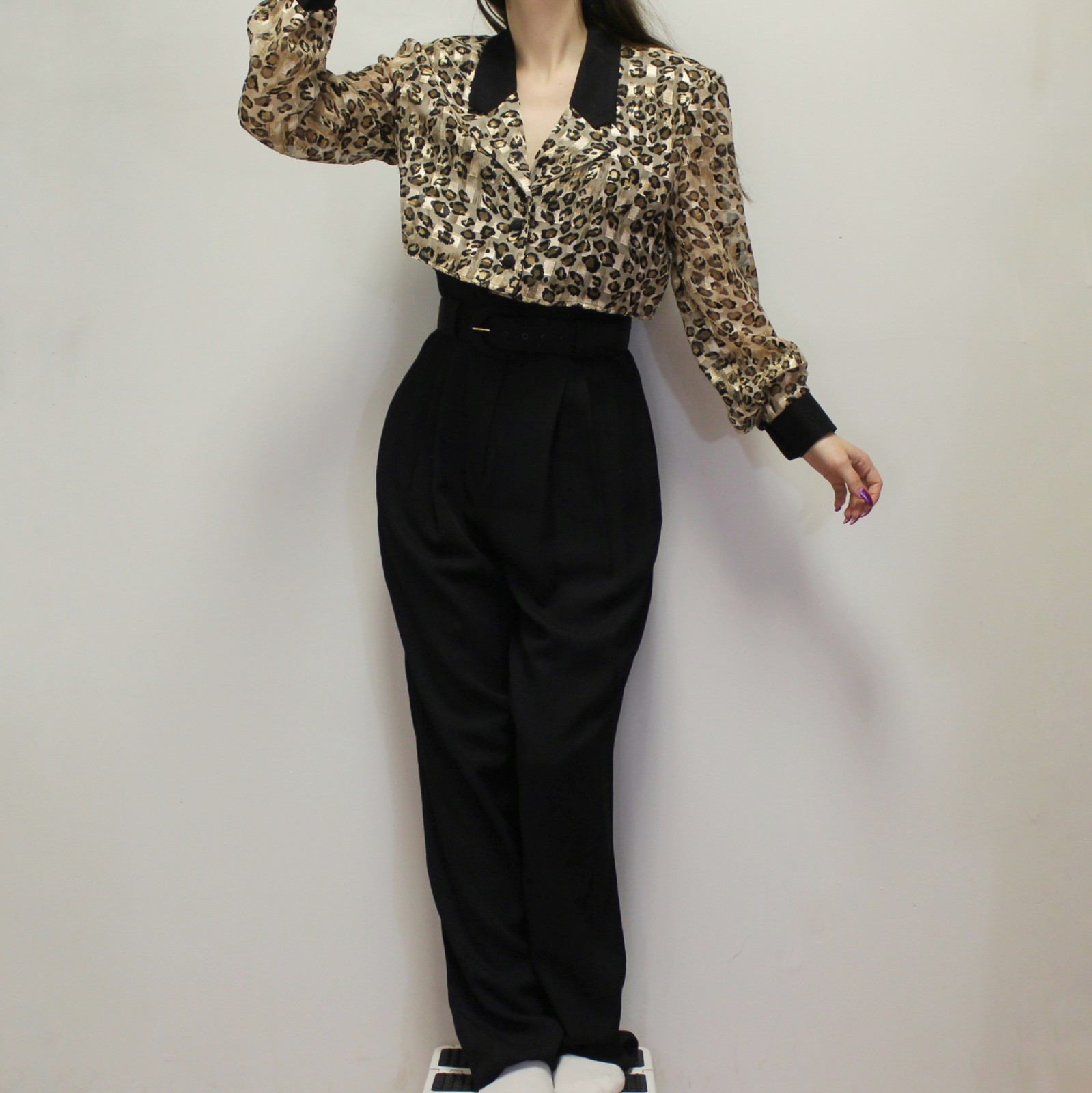 Vintage 90s Jumpsuit With Belt and Attached Jacket by Menu