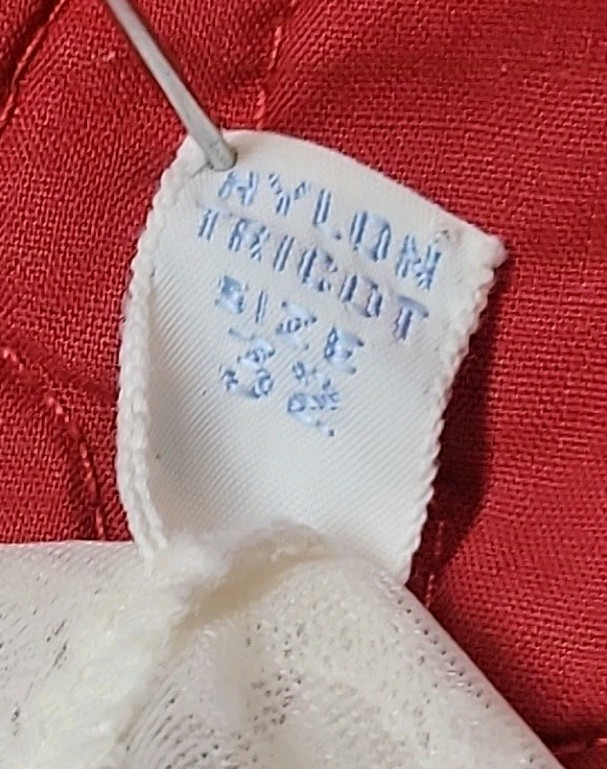 Vtg 50s Vanity Fair Tricot Nylon Full Slip Off White Sz 32 Embroidered Tag Lace