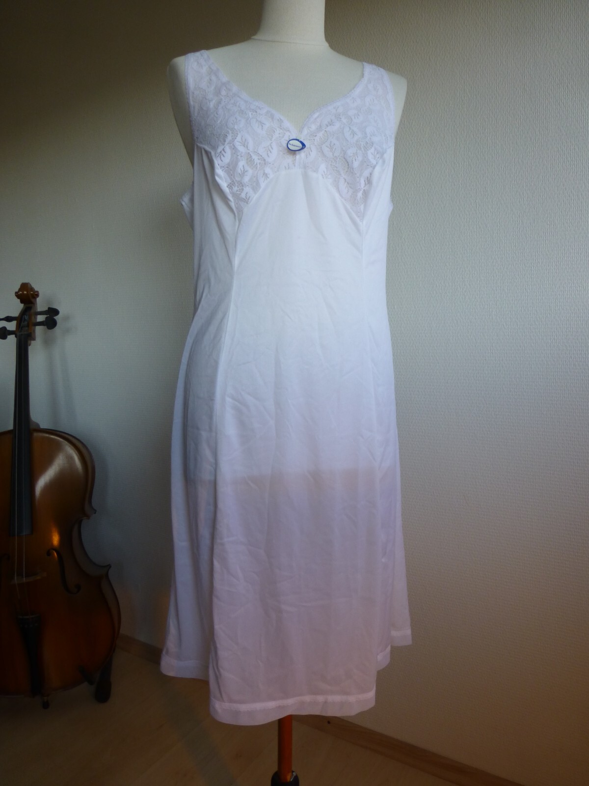 Schiesser petticoat dress, size 42, white
