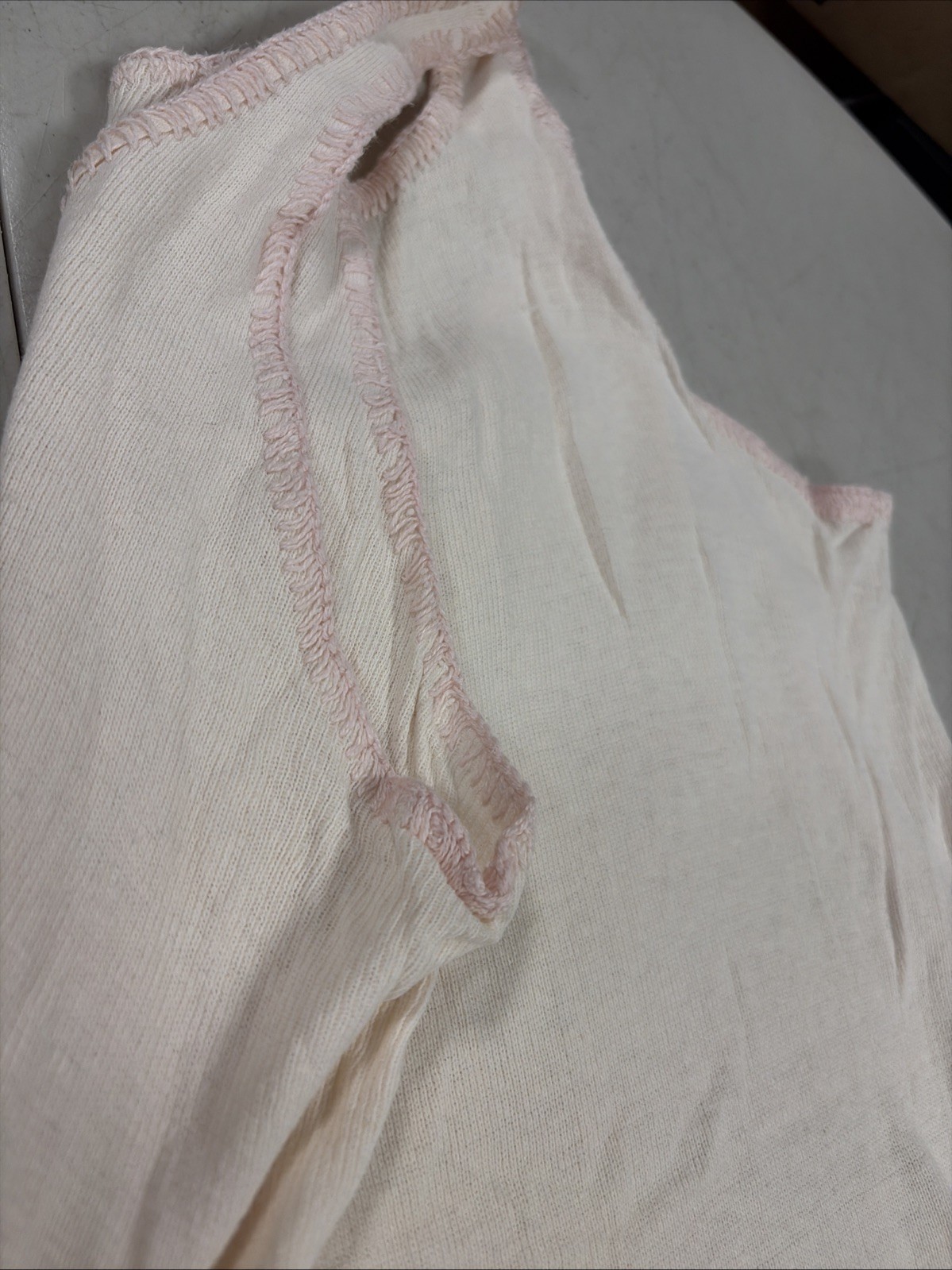 Vintage Sleepwear/Under Garment Comfy Cotton Pink Size M?
