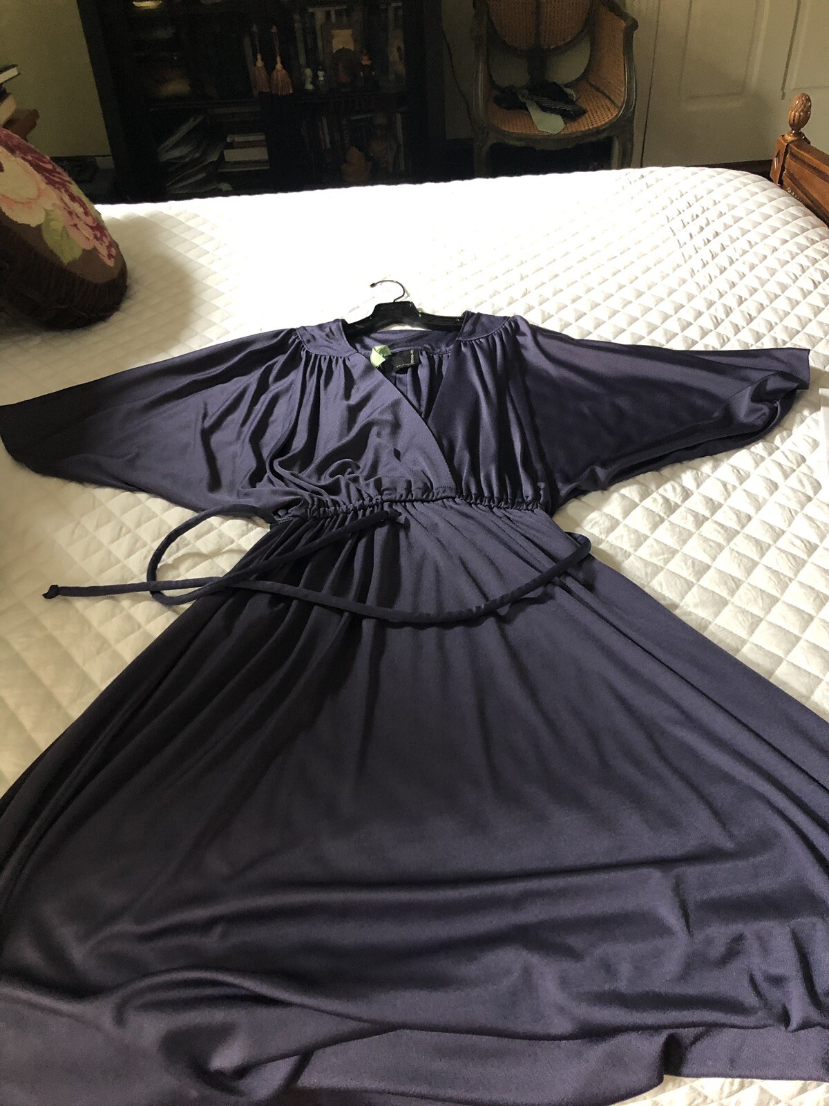 Vintage 1970s Joy Stevens Of California Purple Dress