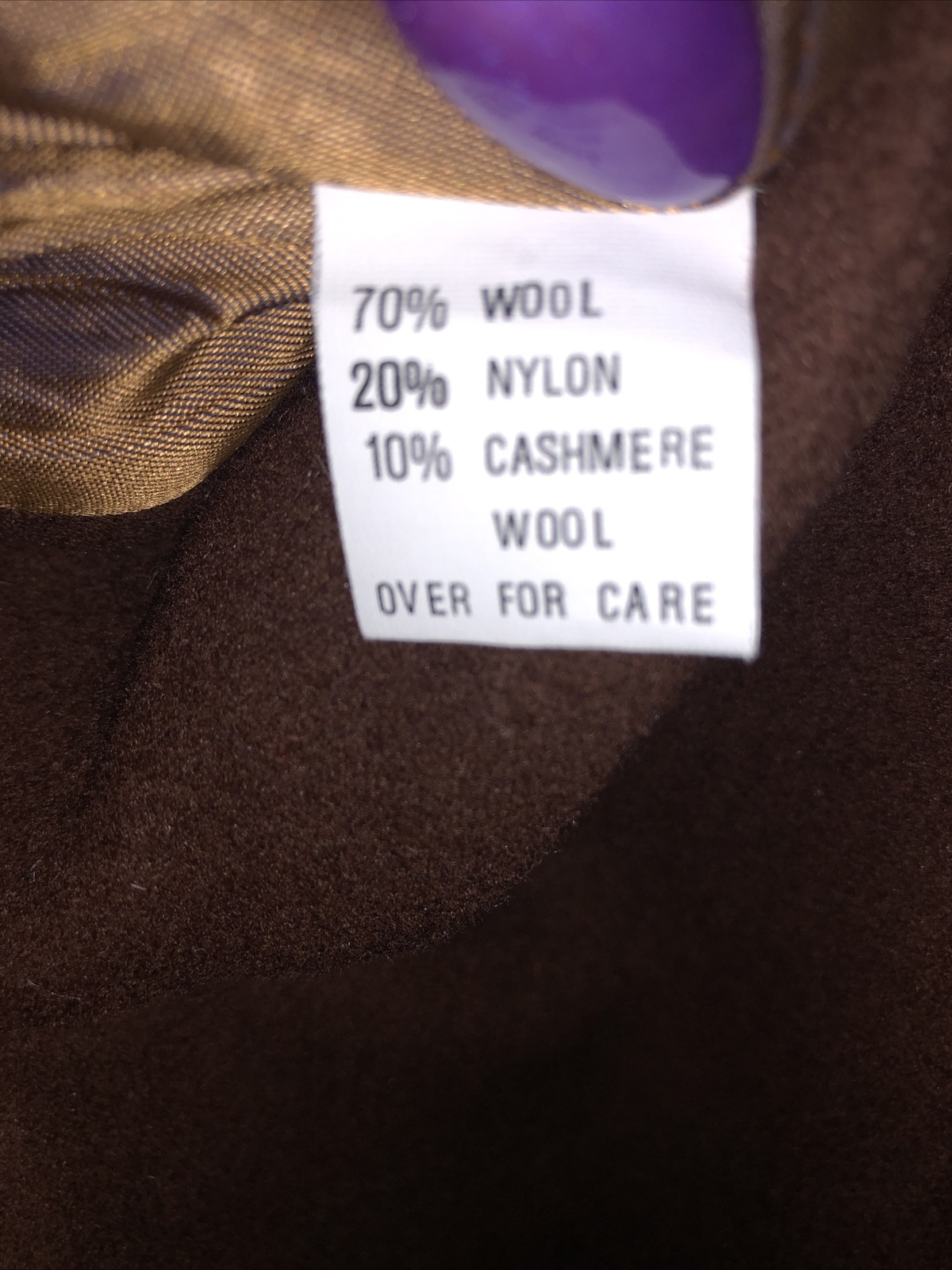Henri Bendel Jacket Blazer Size 2 Brown Wool Blend Two Button Style NEW VINTAGE