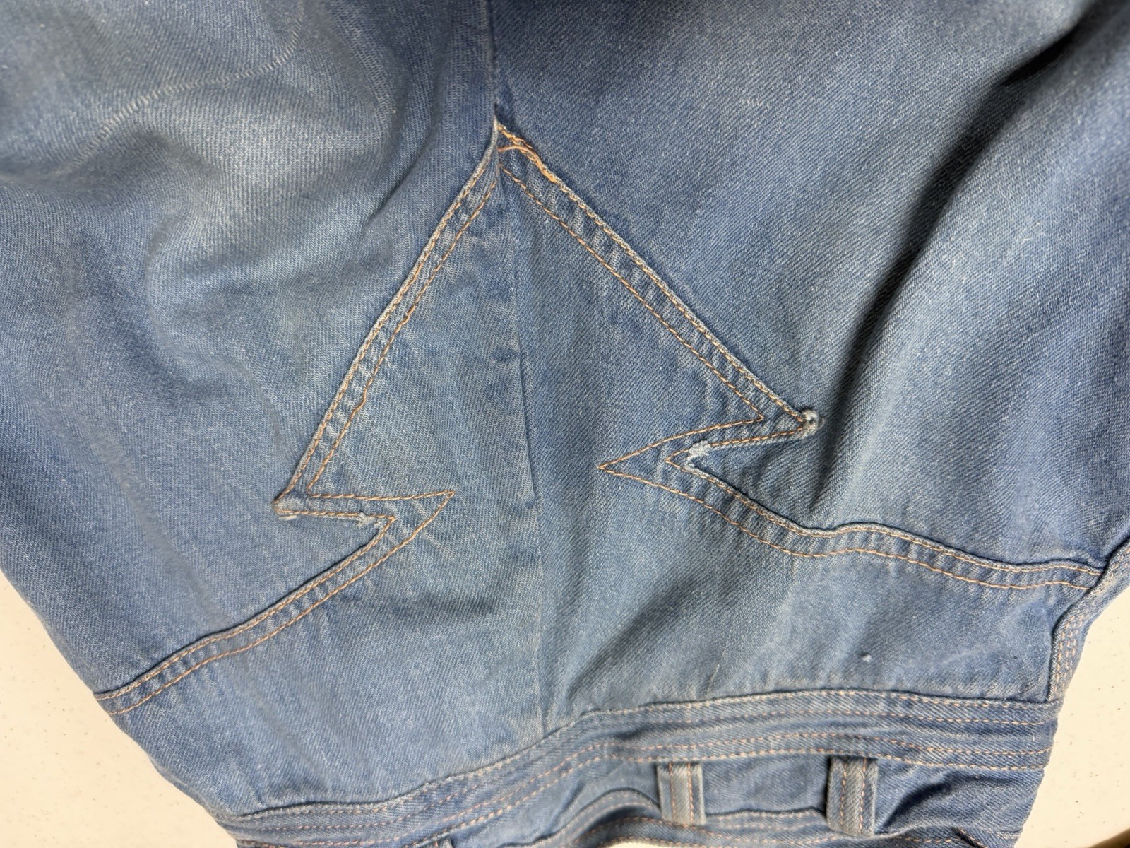 Vintage N’est Ce Pas Bell Bottom Jeans W24 L28 100% Cotton