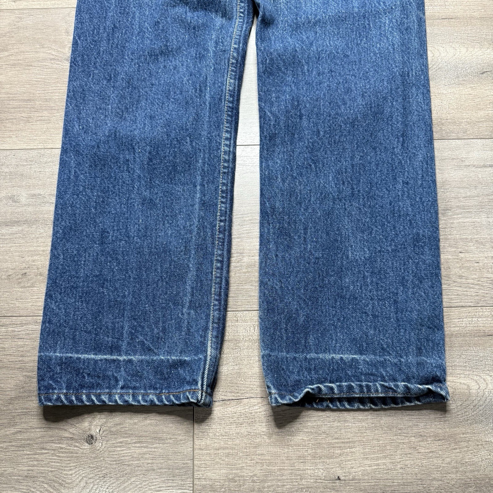 Vintage 90s Levis 501 Button Fly Jeans 28 x 27 Straight Made In USA