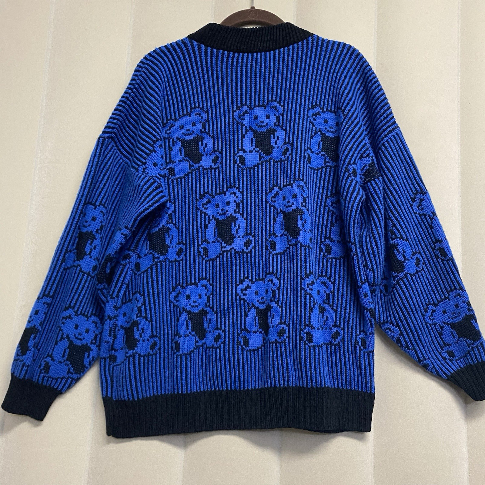 Vintage Adele Knitwear Women’s Sweater Teddy Bear Pullover 1980s 80s