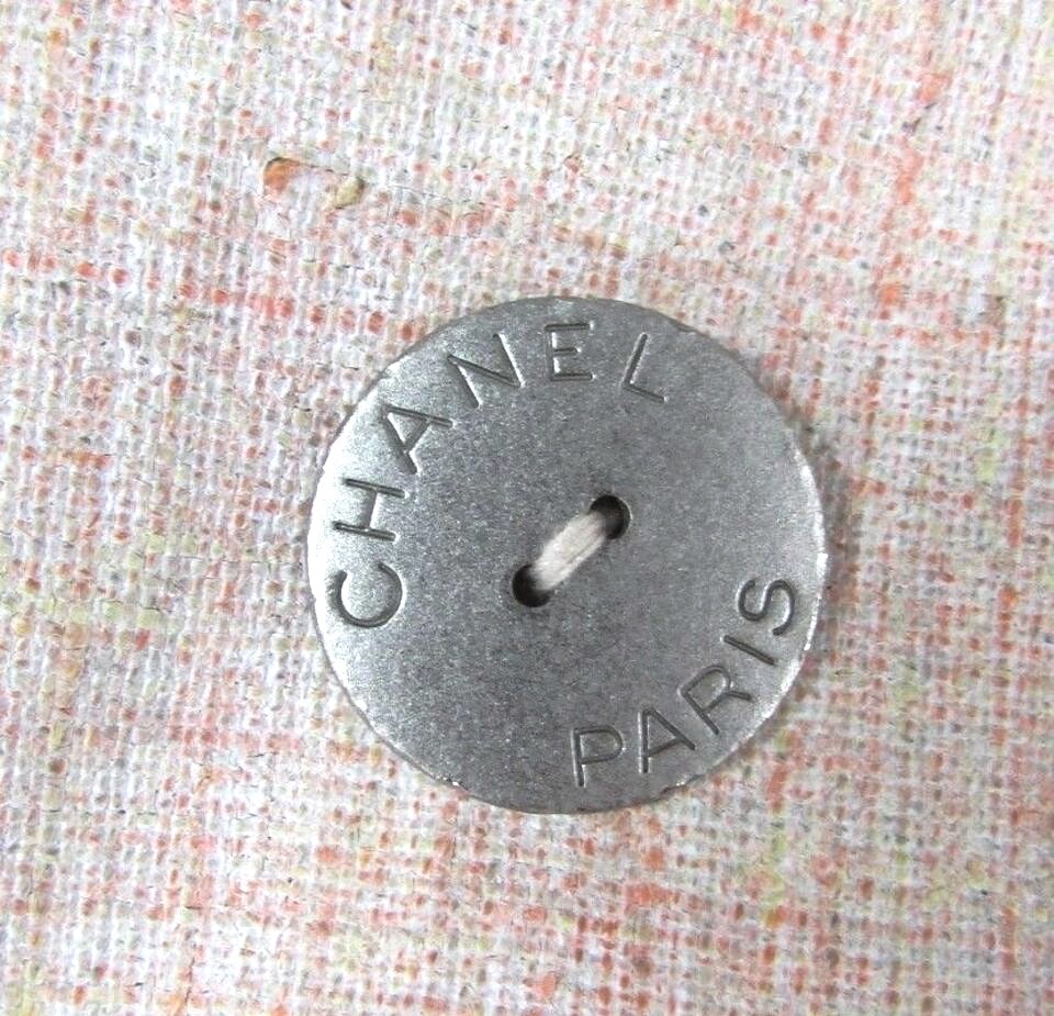 CHANEL Vintage Peach Linen Water resistant Rain Coat Trench Jacket 38 6 Small