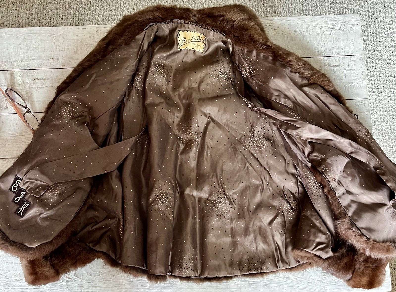 Vintage Real Mink Fur Stroller Jacket