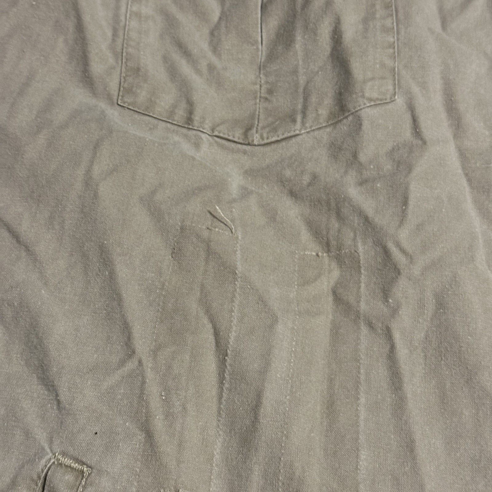 Vtg 80s Banana Republic Mill Valley Safari Coverall Jumpsuit Khaki Cotton Sz S