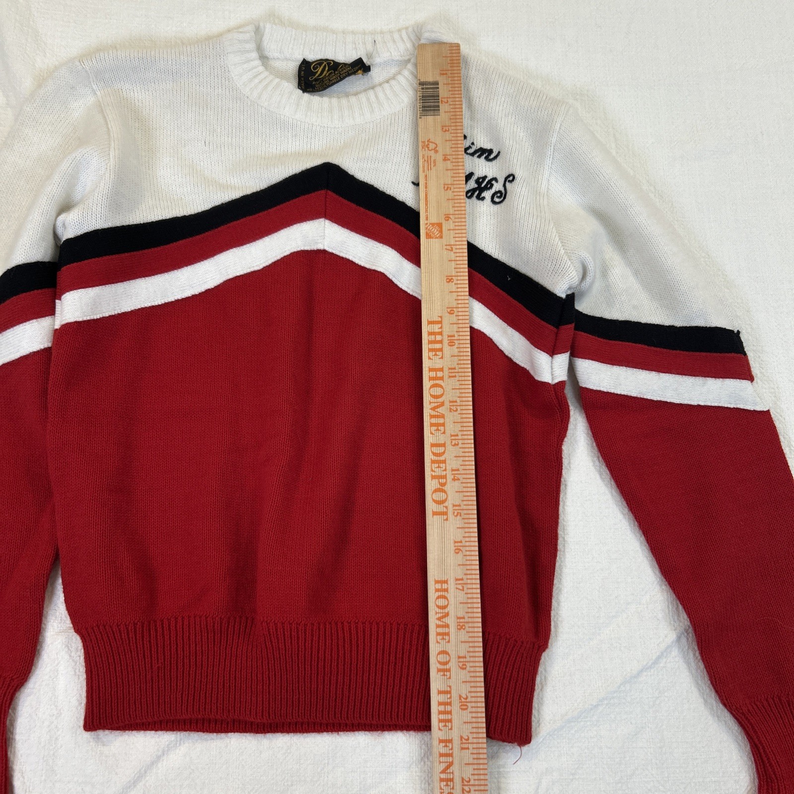 Vintage Dehen Official Cheerleading Outfit Sweater Skirt Pleated RMHS „Kim” S/5