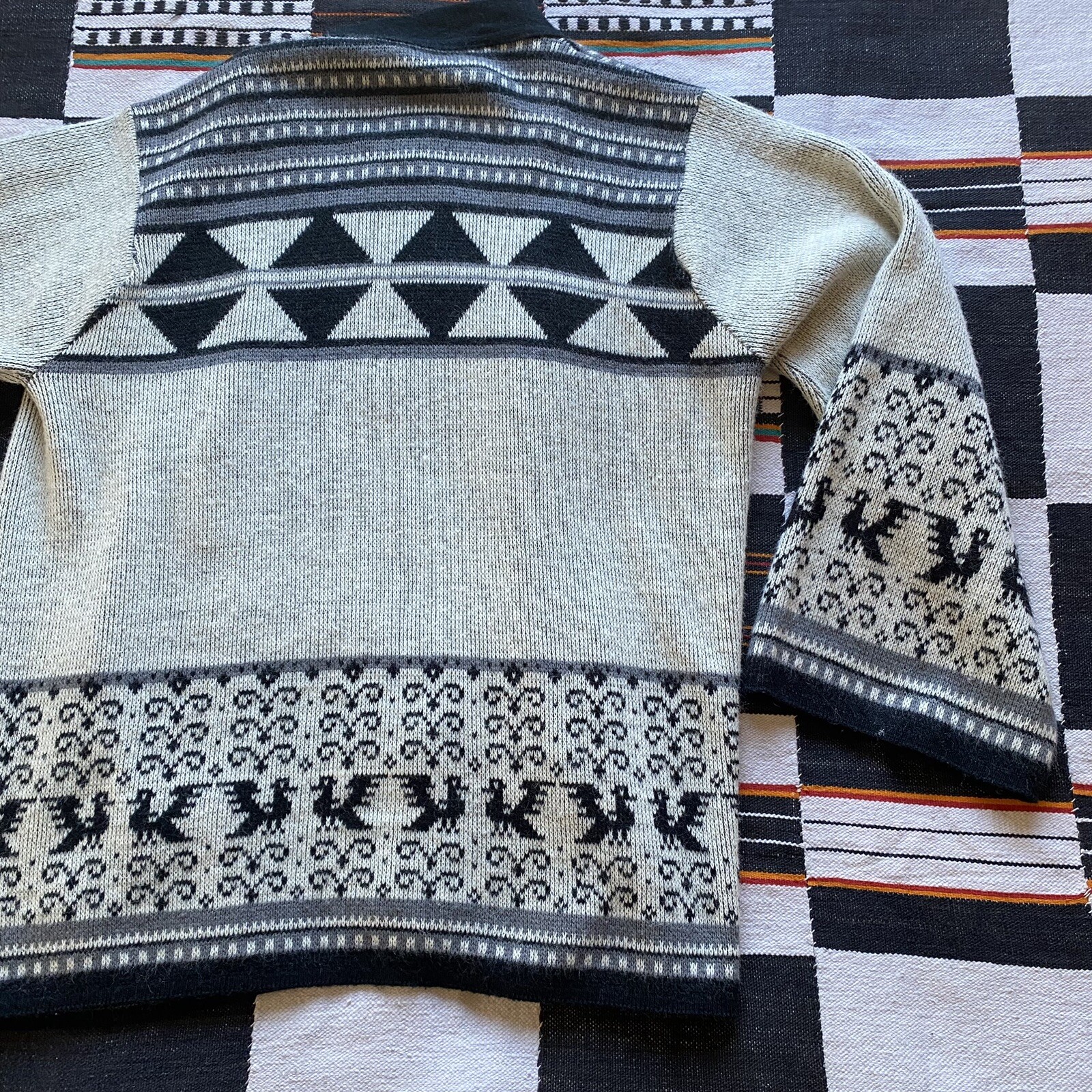 Vintage Billie Jo Winter Open Cardigan Sweater. S/M. USA. Early 80’s. Kimono.